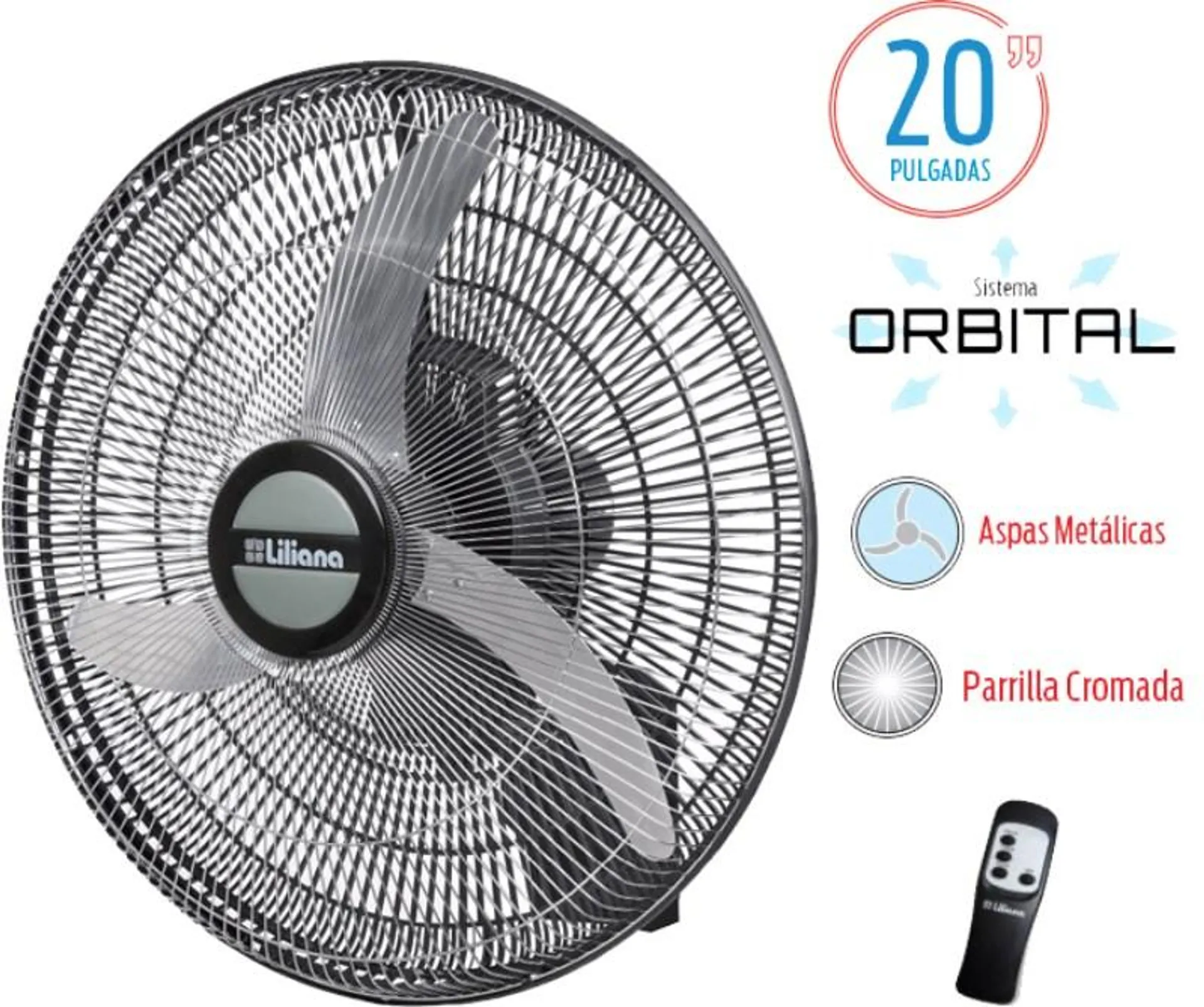 Ventilador De Pared Vwc2016 20" 90 W -