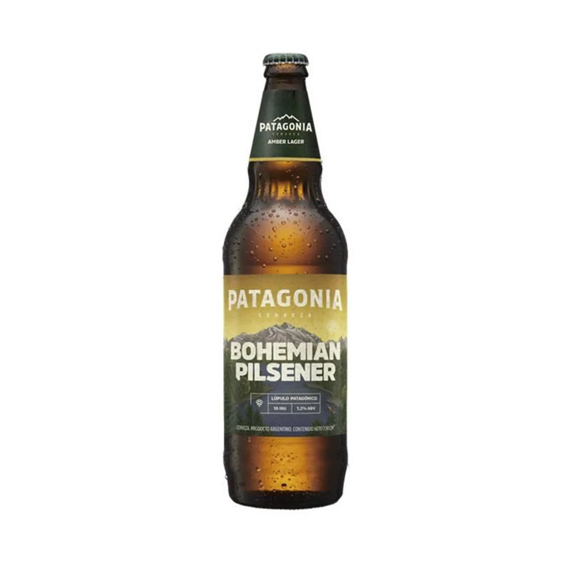 Cerveza NO Retornable Bohemian Patagonia x 730 cc.