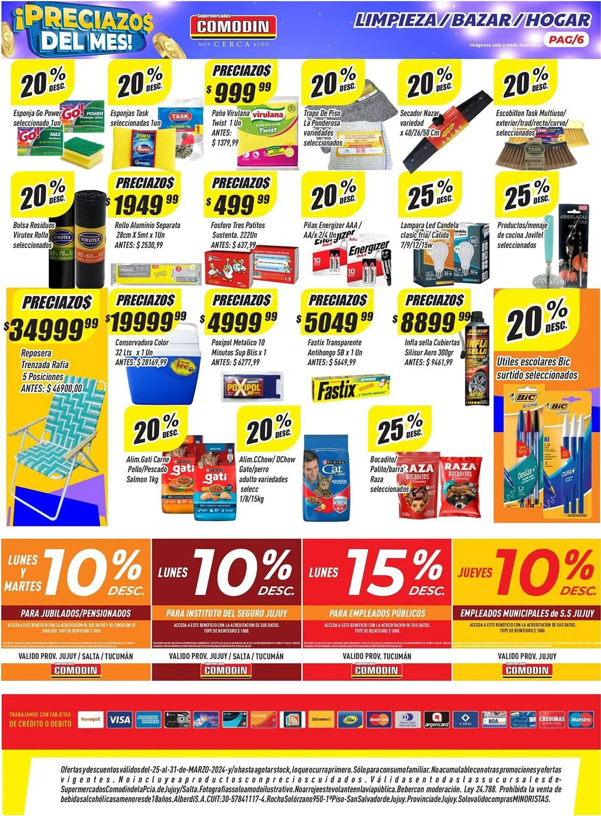 Ofertas de Catálogo Supermercados Comodin 27 de marzo al 31 de marzo 2024 - Página 6 del catálogo