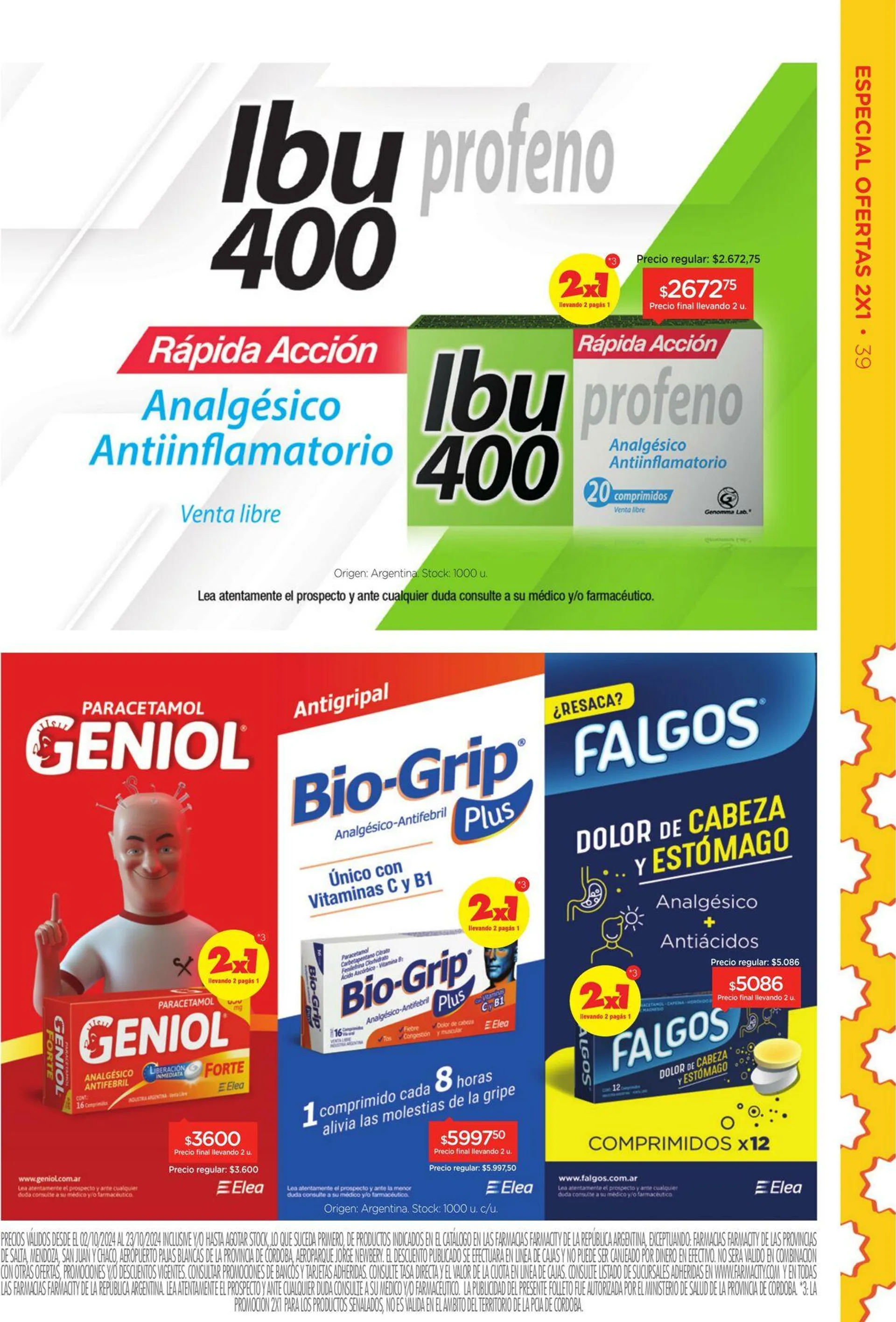 Ofertas de Farmacity 1 de octubre al 31 de octubre 2024 - Página 39 del catálogo