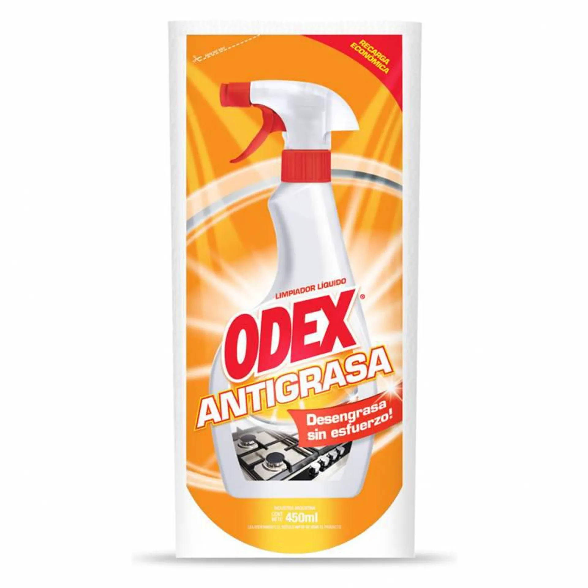 Limpiador Líquido Antigrasa Odex Doy Pack x 450 cc.