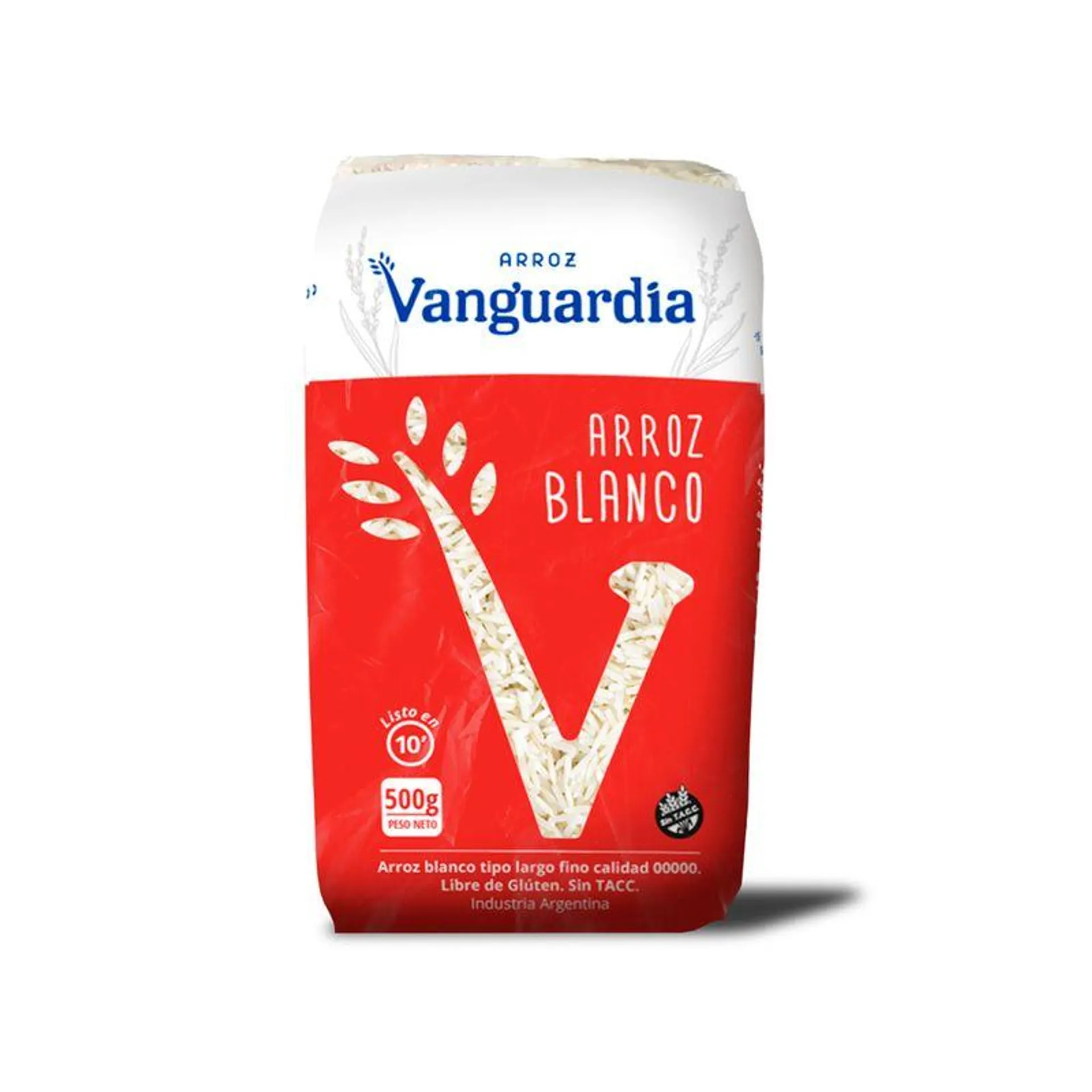 Arroz tipo largo fino 00000 Vanguardia 500 g.