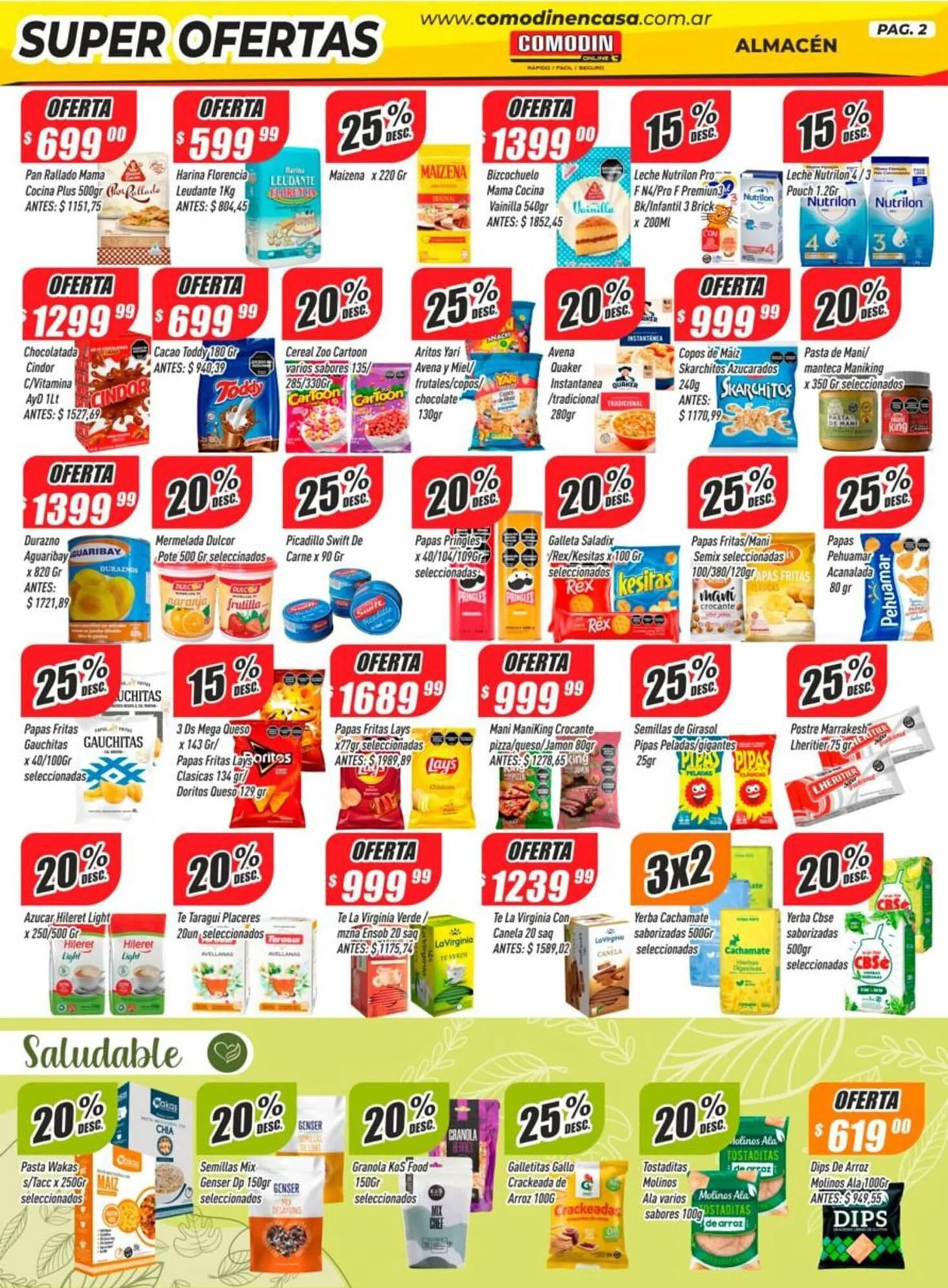 Ofertas de Catálogo Supermercados Comodin 21 de marzo al 24 de marzo 2024 - Página 2 del catálogo