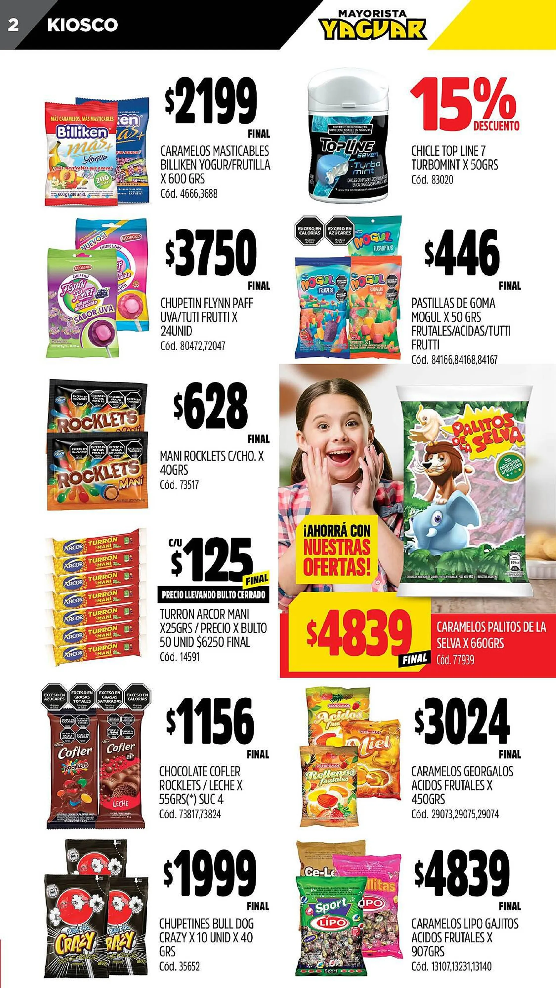 Ofertas de Catálogo Supermercados Yaguar 8 de abril al 14 de abril 2024 - Página 2 del catálogo