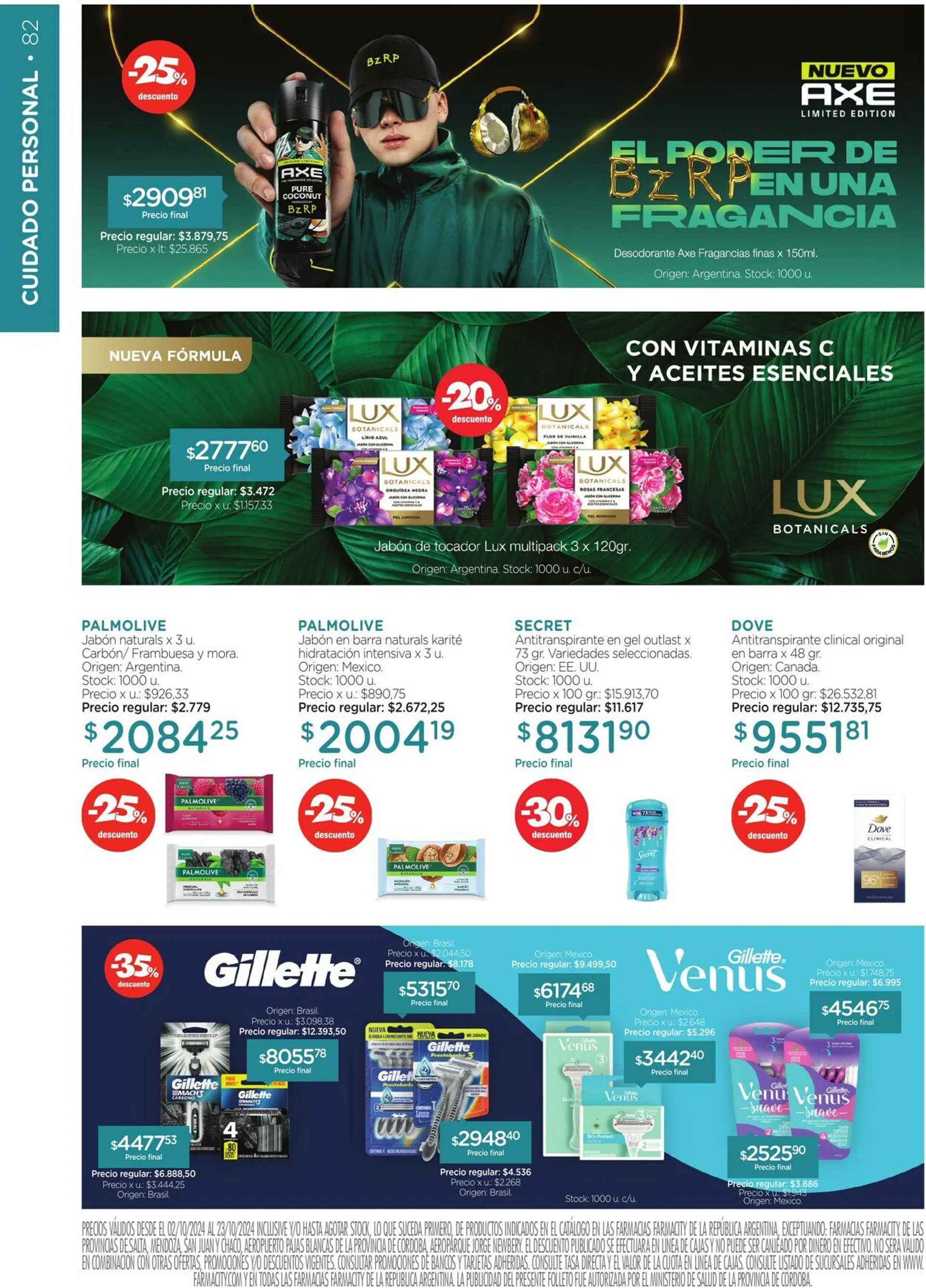 Ofertas de Farmacity 1 de octubre al 31 de octubre 2024 - Página 82 del catálogo