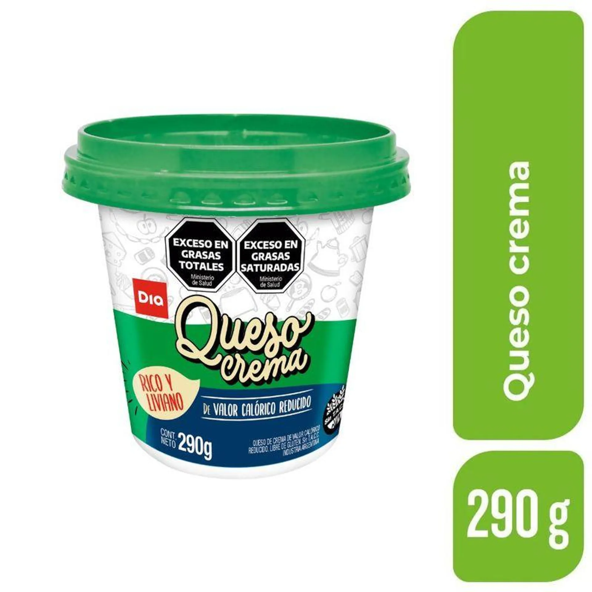 Queso Crema Light Dia 290 Gr.