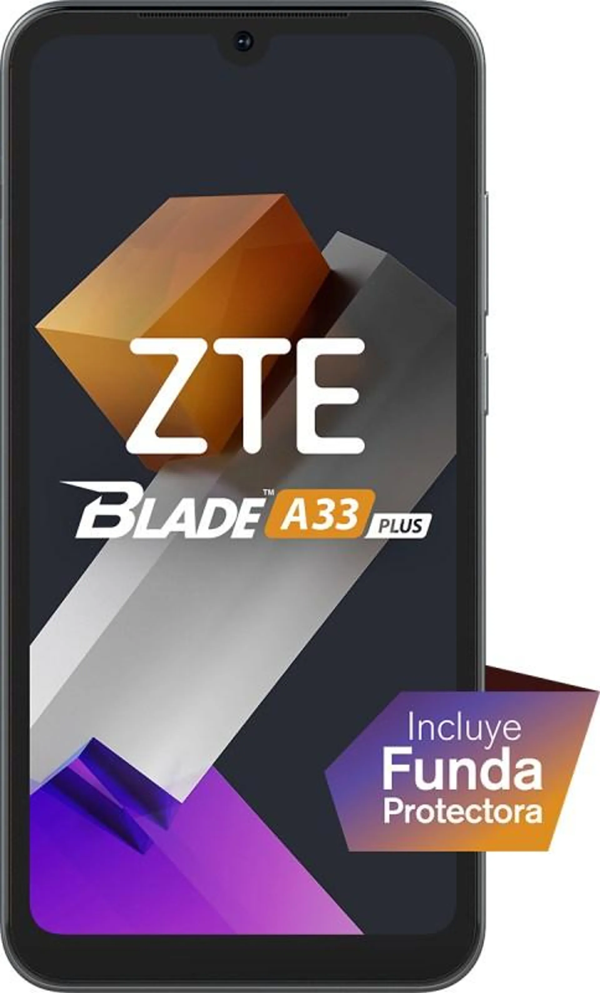 Celular Liberado Blade A33 Plus Negro 32 Gb -