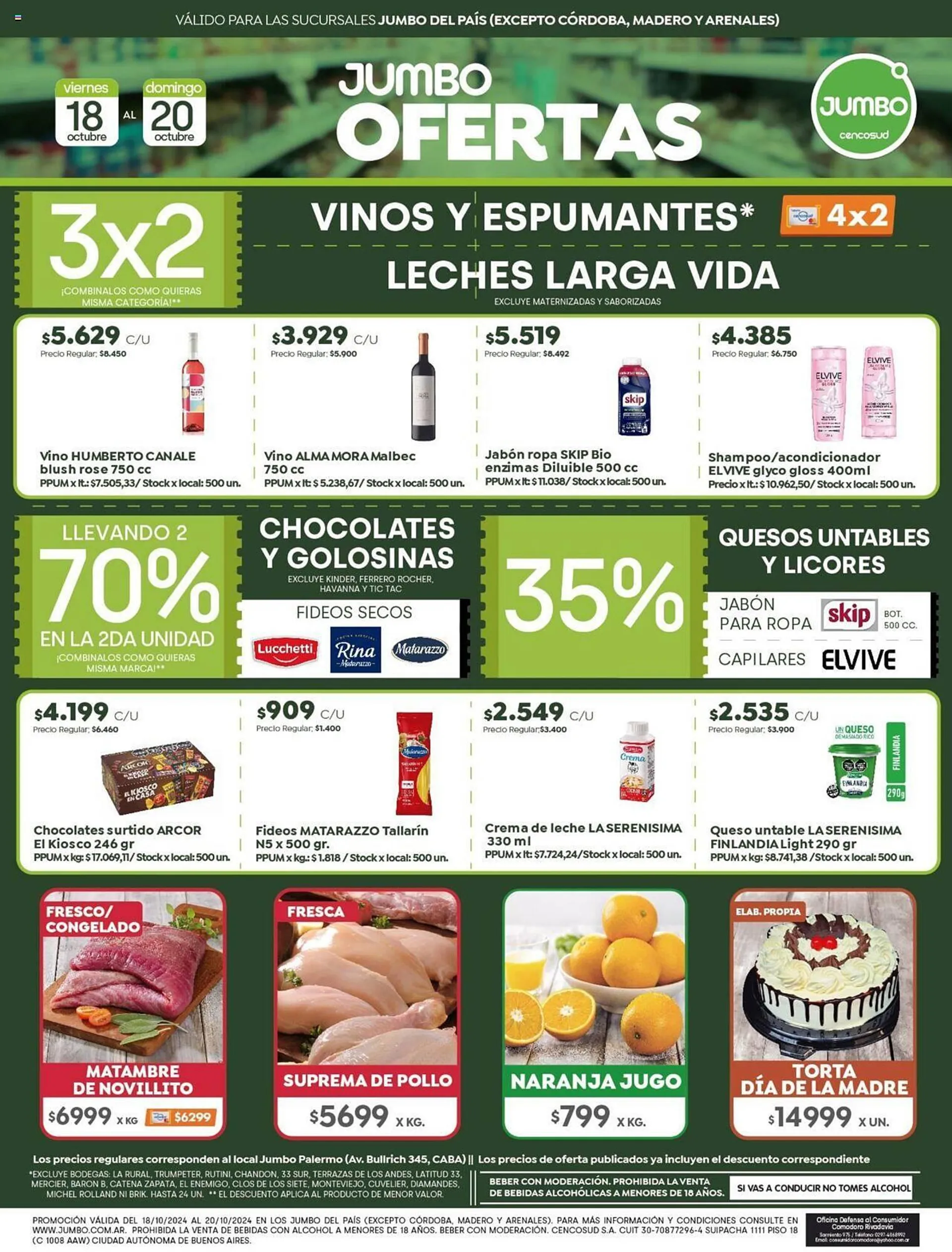 Ofertas de Catálogo Jumbo 18 de octubre al 20 de octubre 2024 - Página 1 del catálogo