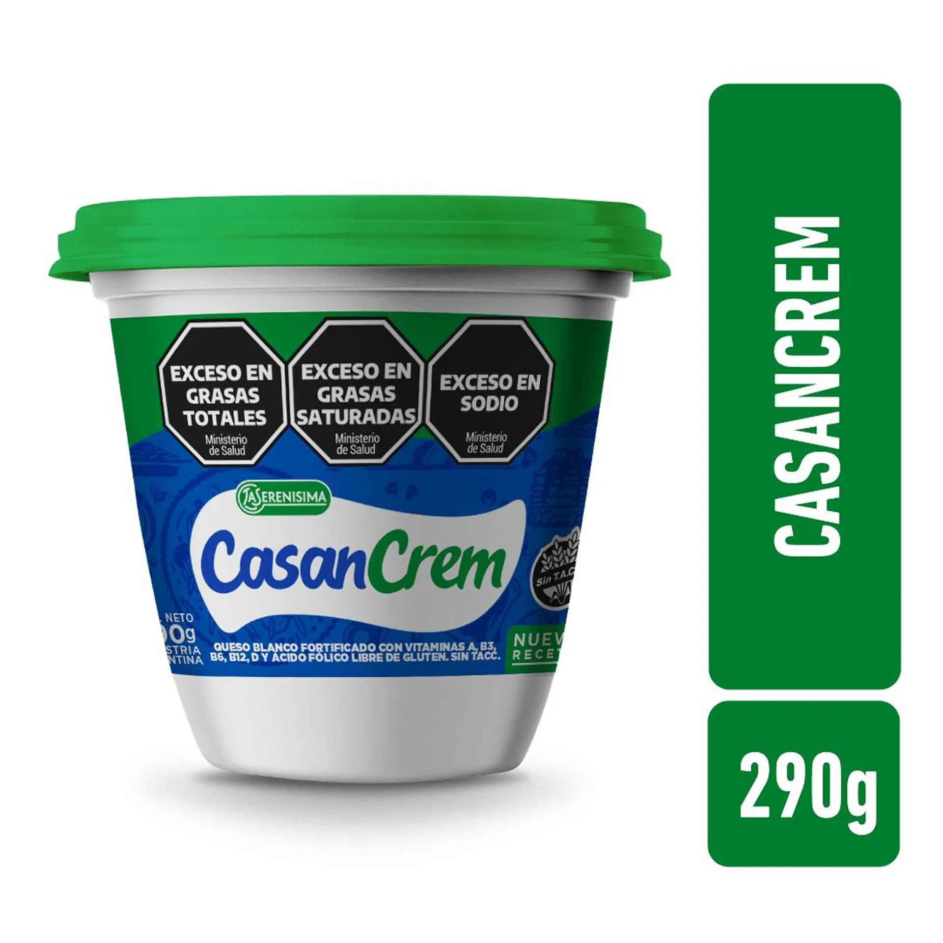 Queso Blanco Light Casancrem 290 Gr.