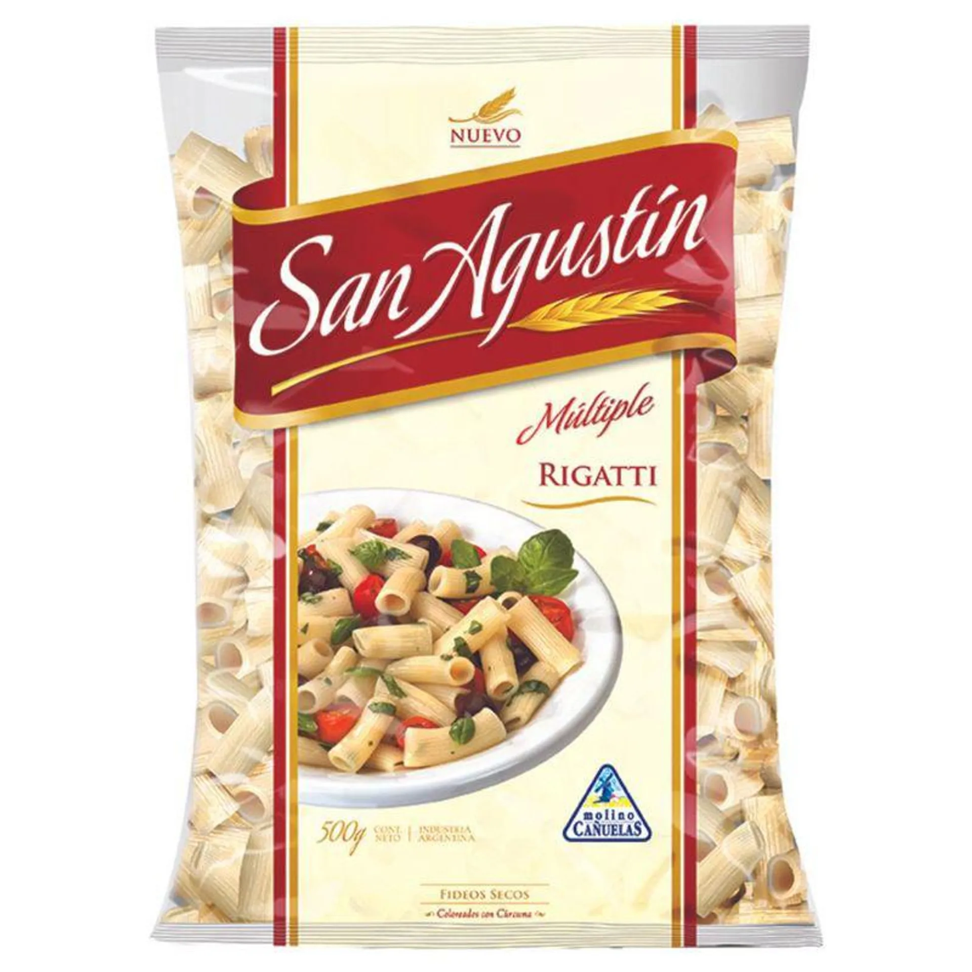 Fideos Rigatti San Agustín 500 Grs.