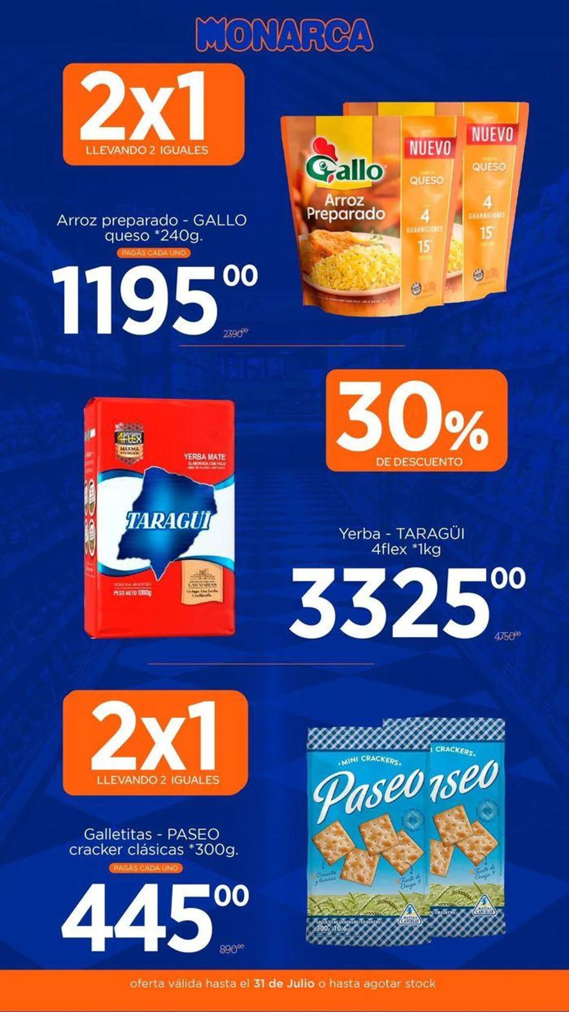 Ofertas Julio Supermercados Monarca - 1