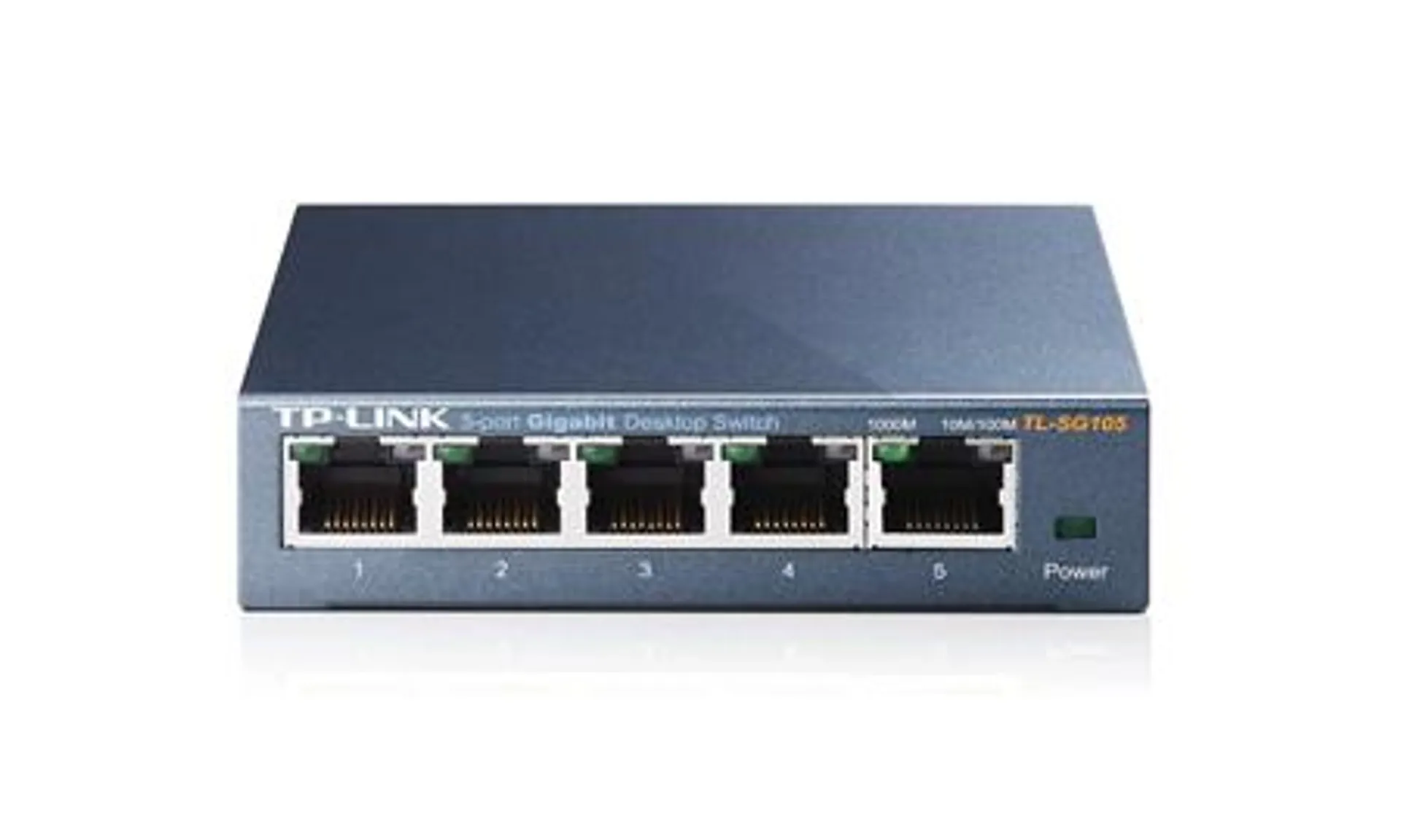 SWITCH 5X TP-LINK TL-SG105 10/100/1000 GIGABIT ACERO