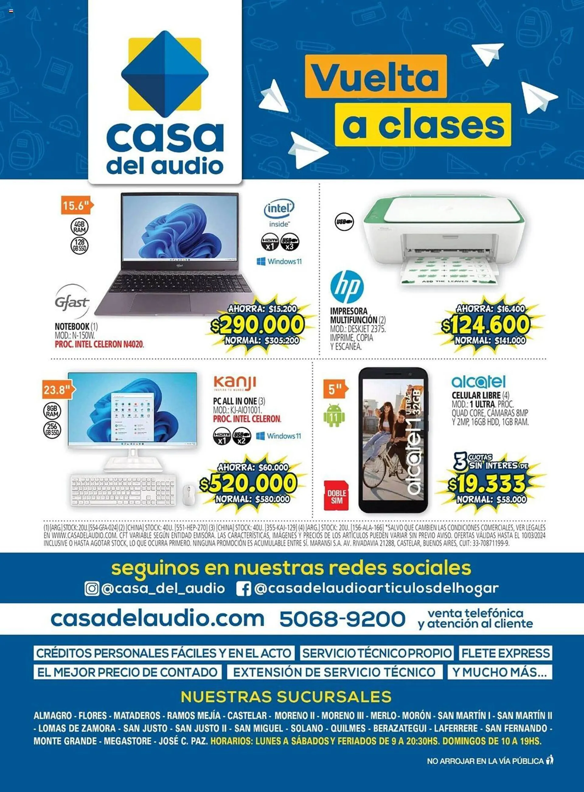 Ofertas de Catálogo Casa del Audio 1 de marzo al 31 de marzo 2024 - Página 8 del catálogo