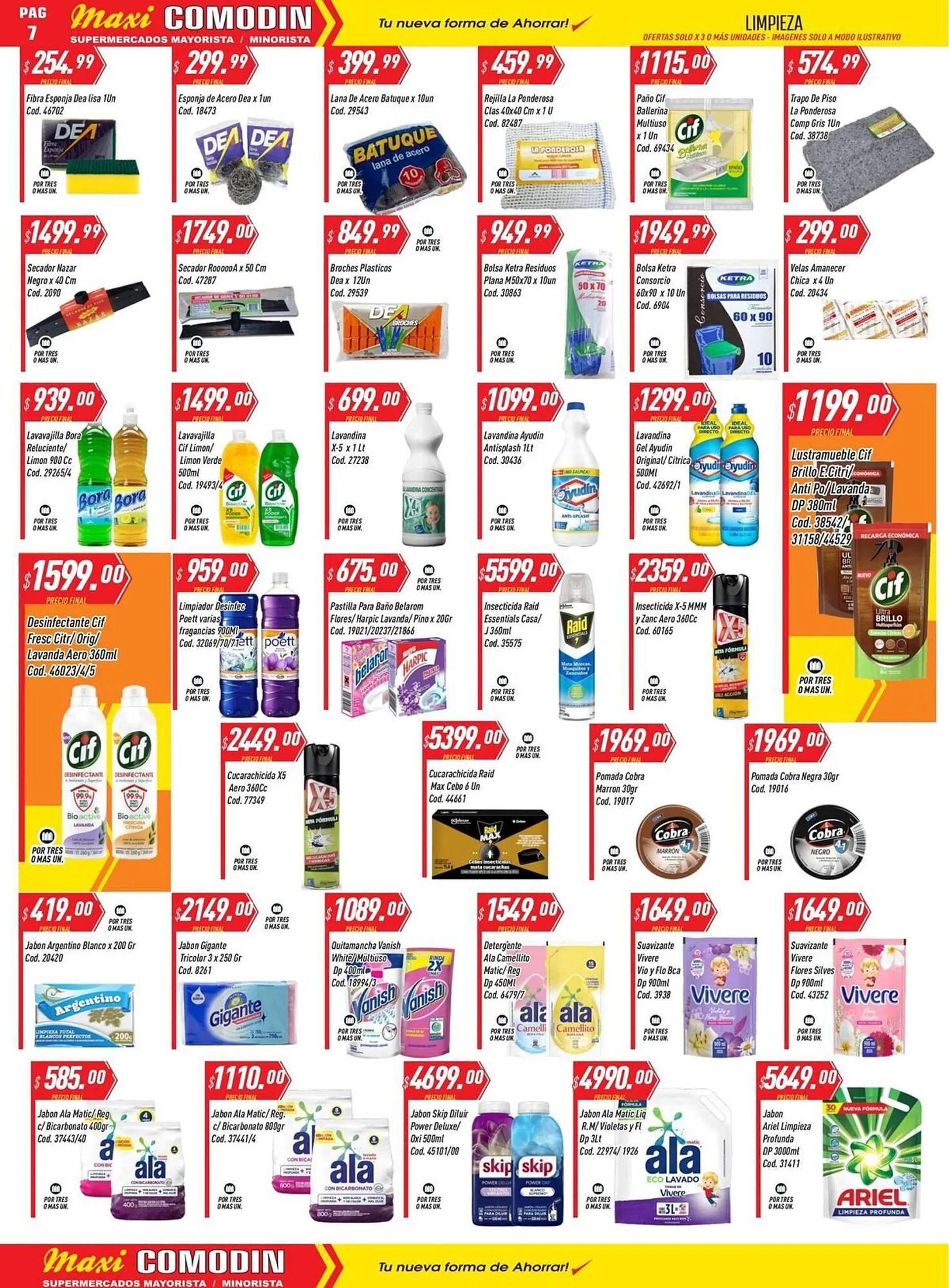 Ofertas de Catálogo Supermercados Comodin 17 de octubre al 31 de octubre 2024 - Página 7 del catálogo