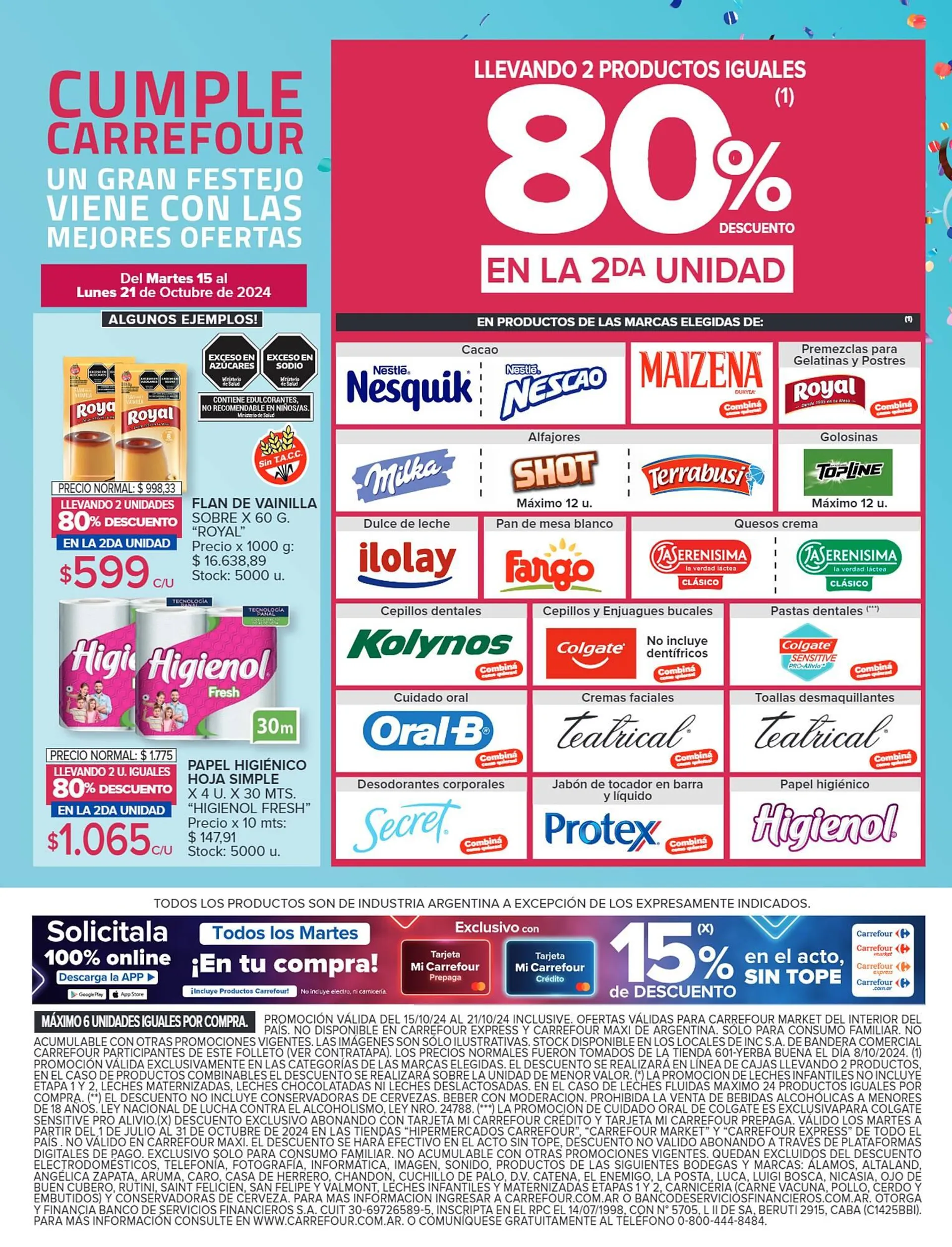 Ofertas de Catálogo Carrefour Market 15 de octubre al 21 de octubre 2024 - Página 3 del catálogo