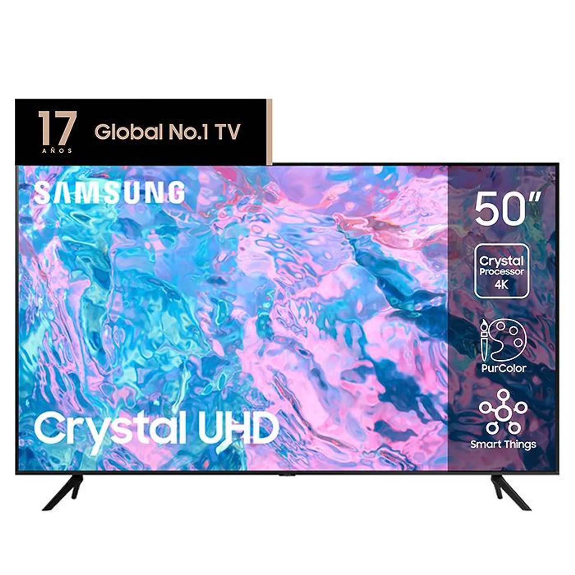 Smart Tv Samsung 50" UN50CU7000GCZB UHD 4K