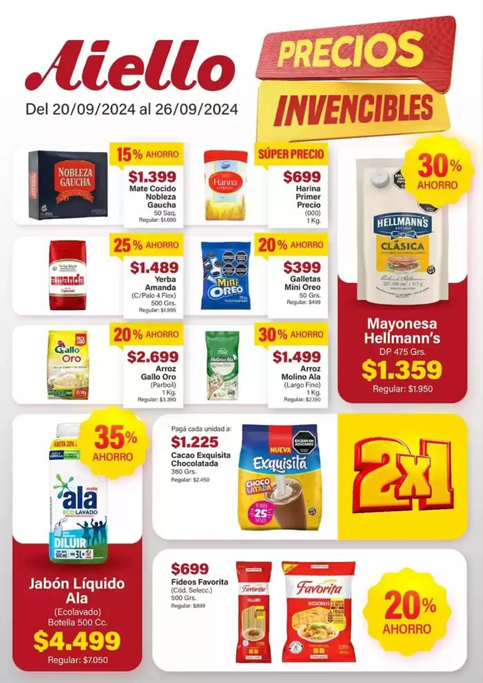 Ofertas de Ofertas Supermercados Aiello 26 de septiembre al 10 de octubre 2024 - Página 6 del catálogo