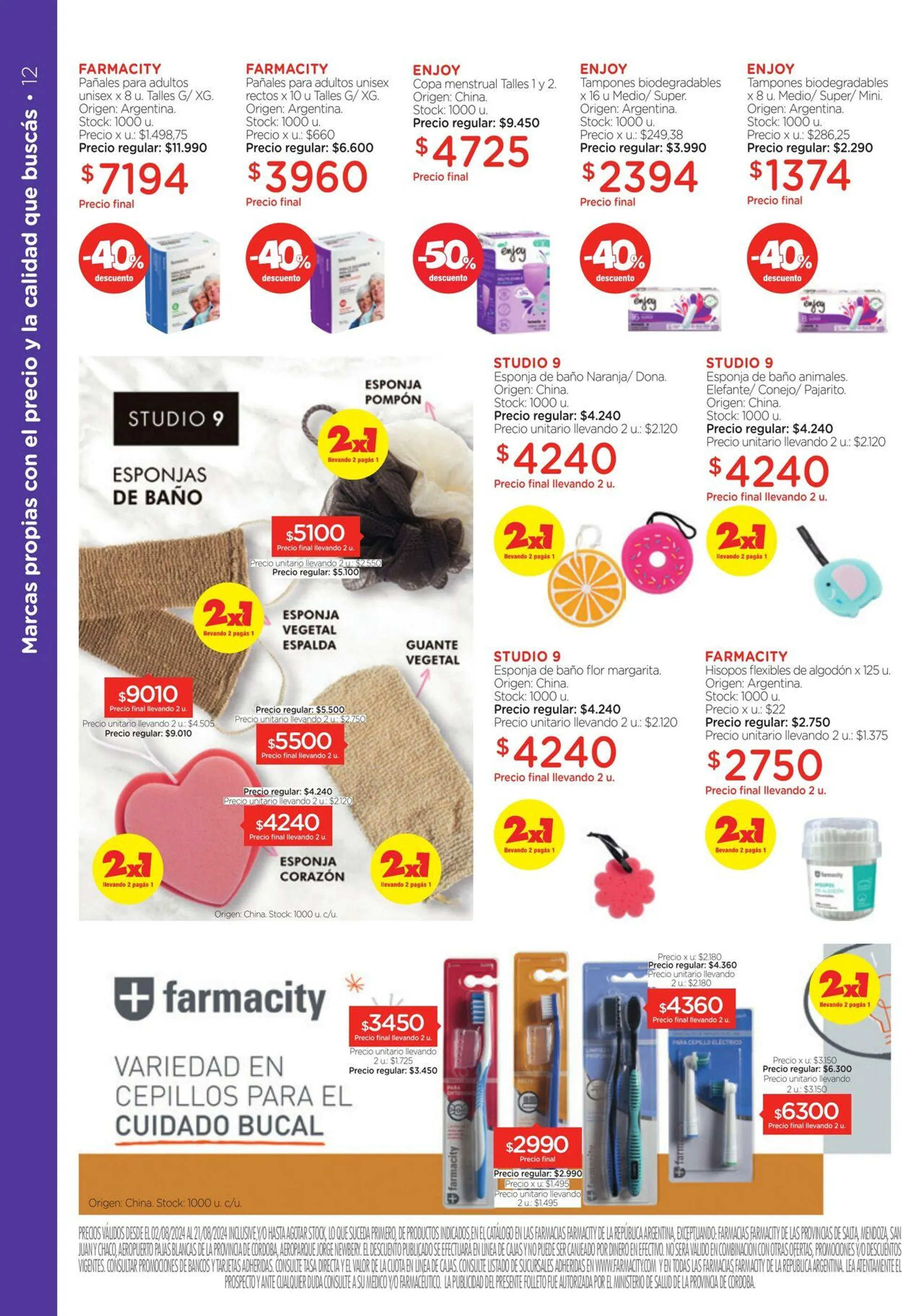 Ofertas de Farmacity 1 de agosto al 31 de agosto 2024 - Página 12 del catálogo