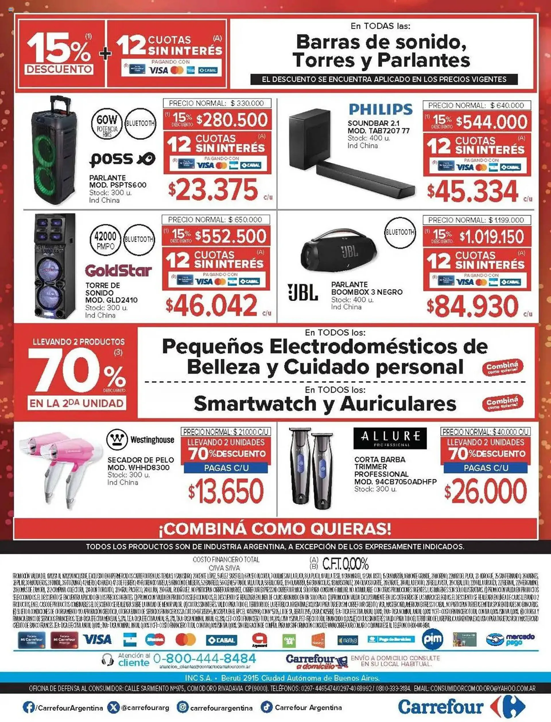 Ofertas de Catálogo Carrefour 10 de diciembre al 16 de diciembre 2024 - Página 30 del catálogo