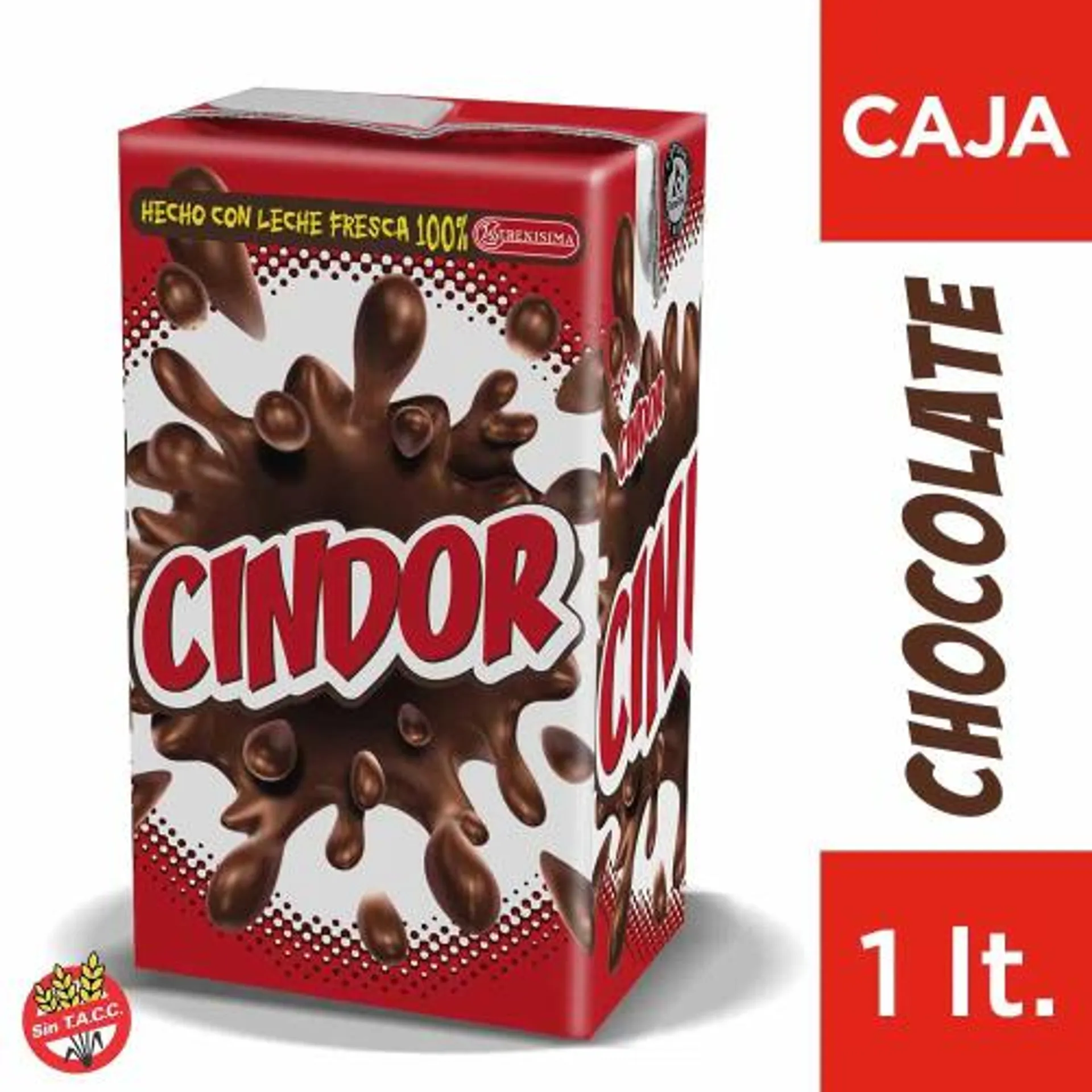 LECHE CHOCOLATA CINDOR TETRA NVO 1 LTS.
