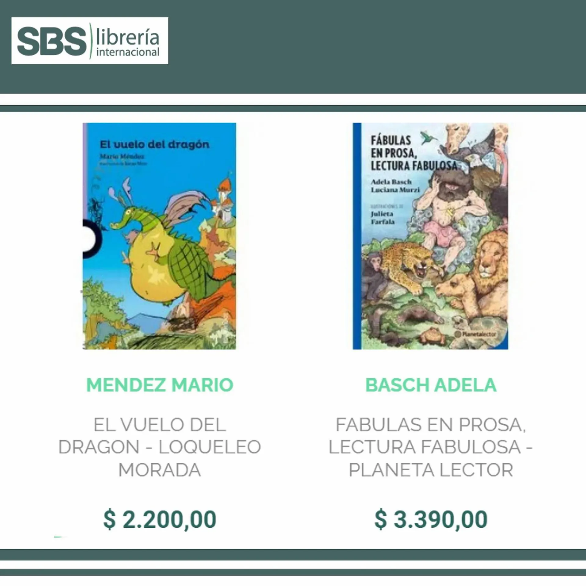 Catálogo Sbs Librería - 2