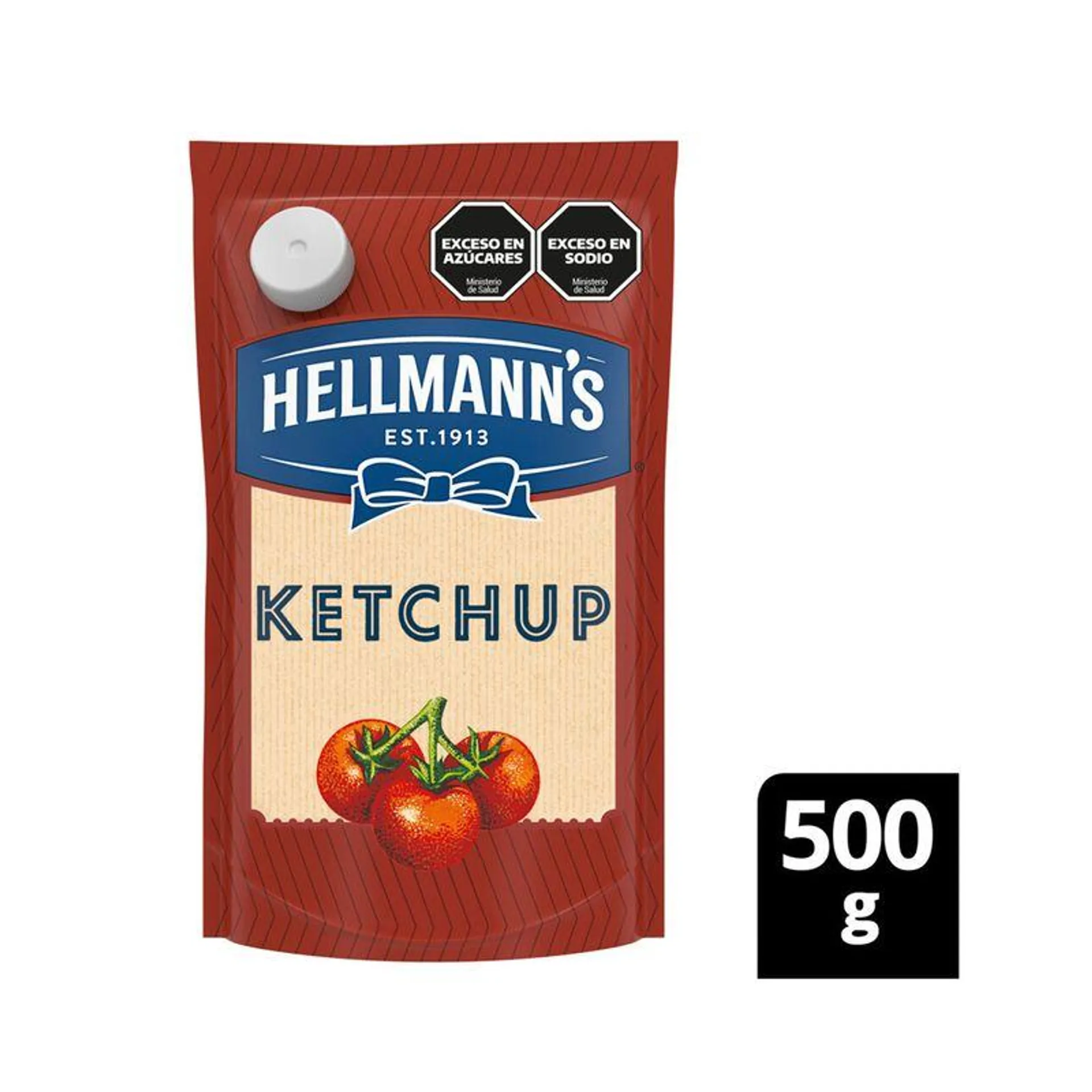 Ketchup Hellmanns regular doypack 500 g.