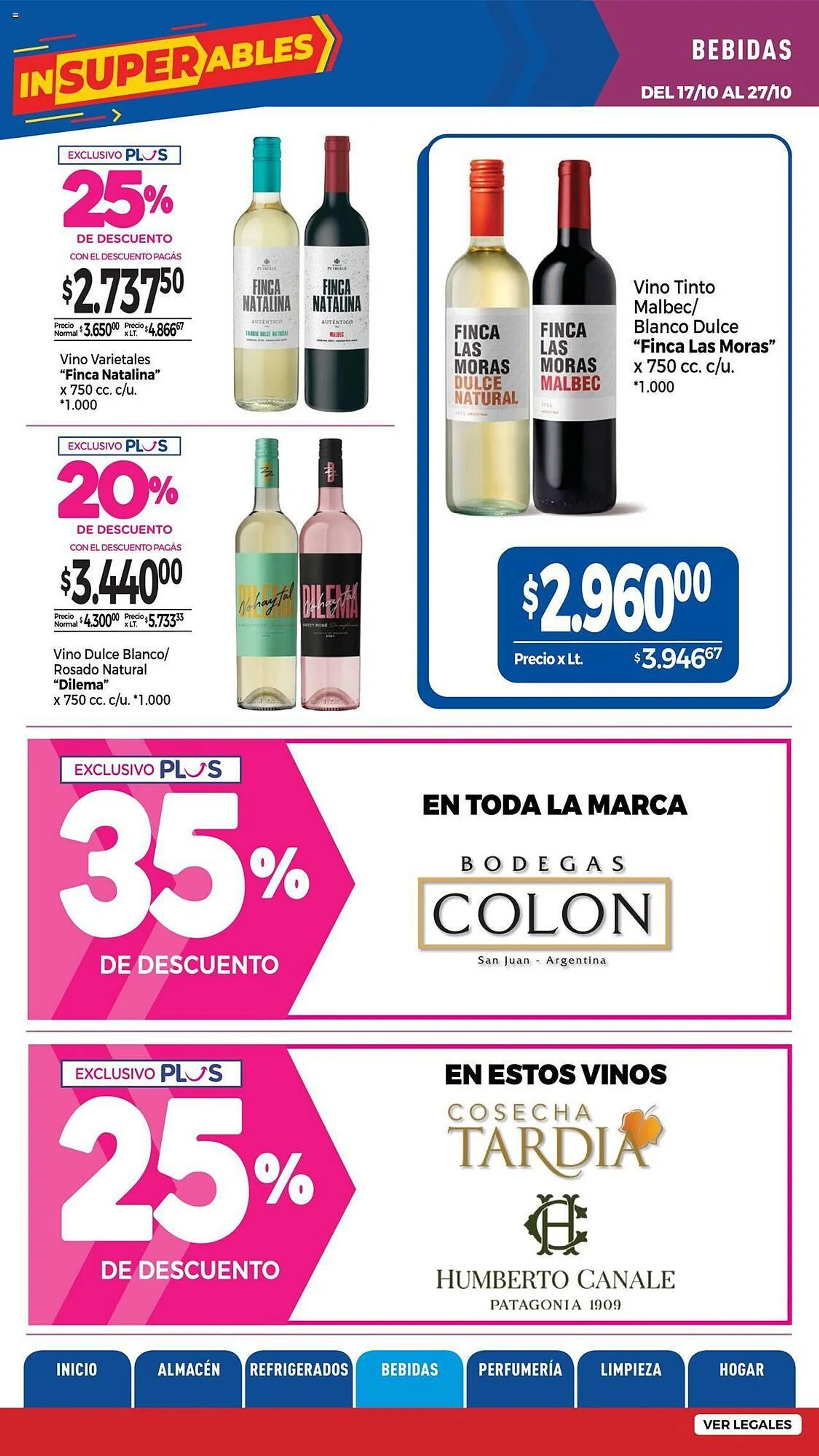 Ofertas de Catálogo La Anonima 17 de octubre al 27 de octubre 2024 - Página 22 del catálogo