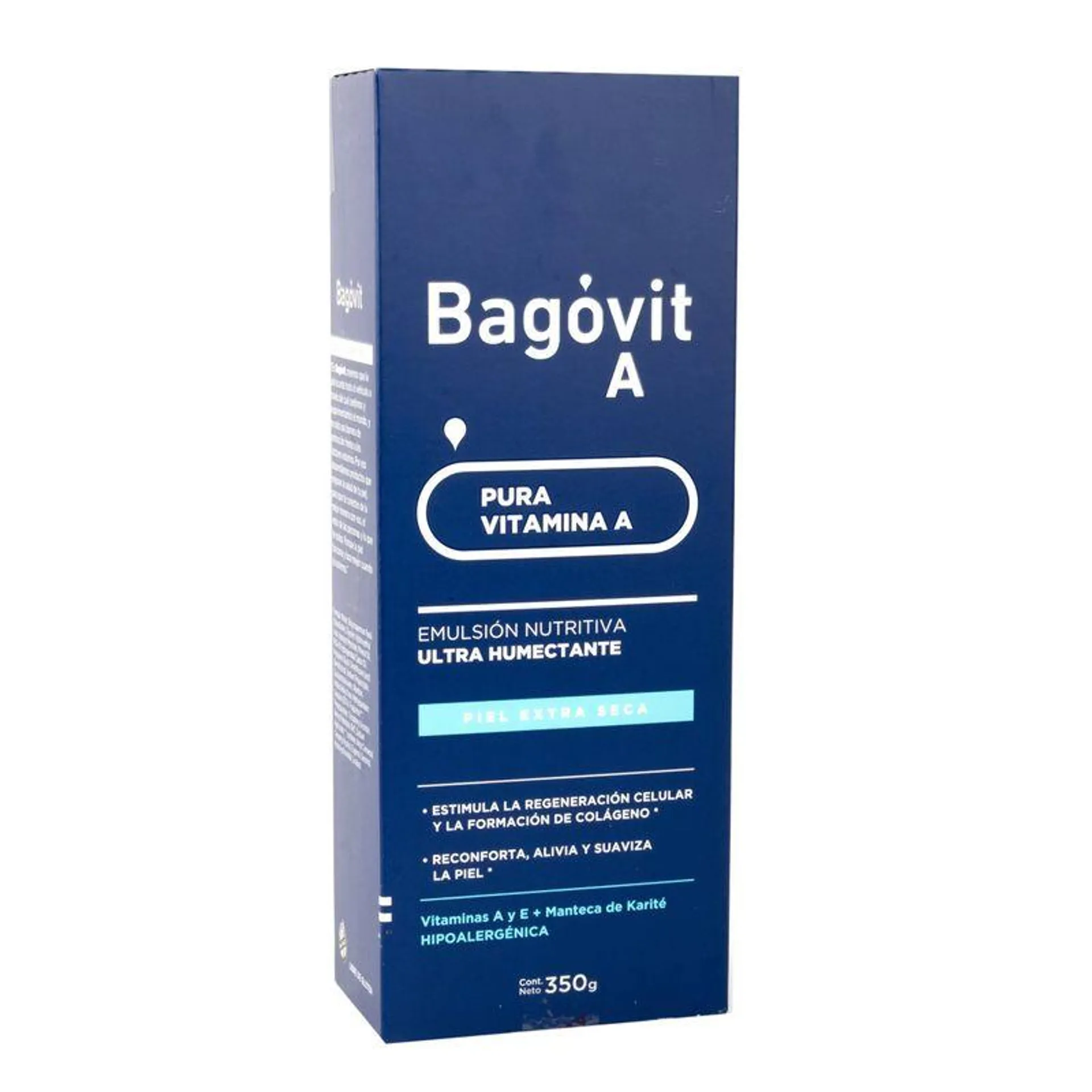 Emulsión Bagóvit A Piel Extra Seca 350ml