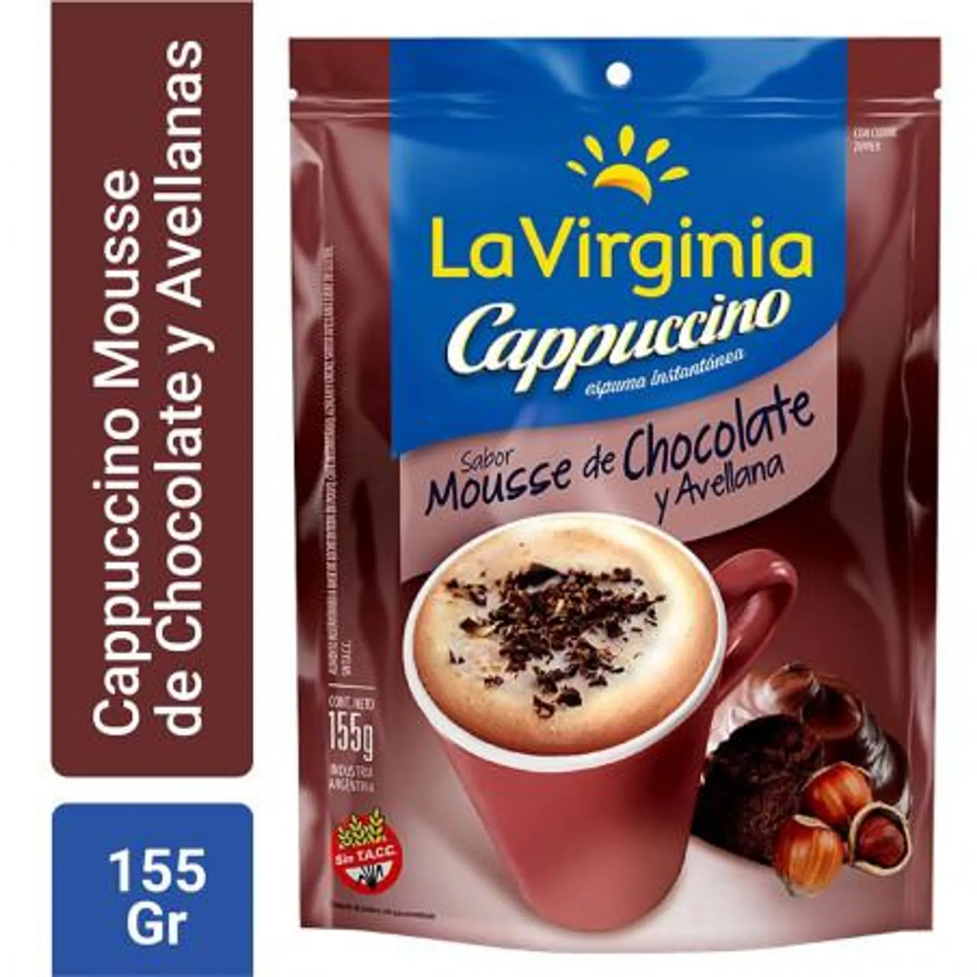 CAPUCCINO LA VIRGINIA MOUSE CHOC/AVEL 155 GRS