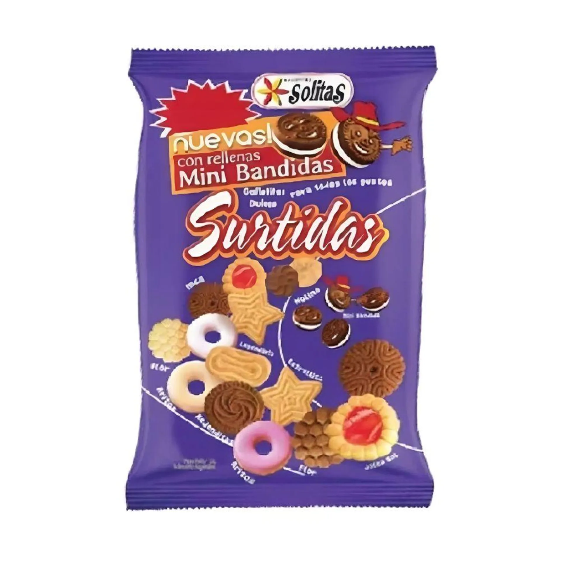 Galletas Dulces Surtidas Solitas 170 Gr.