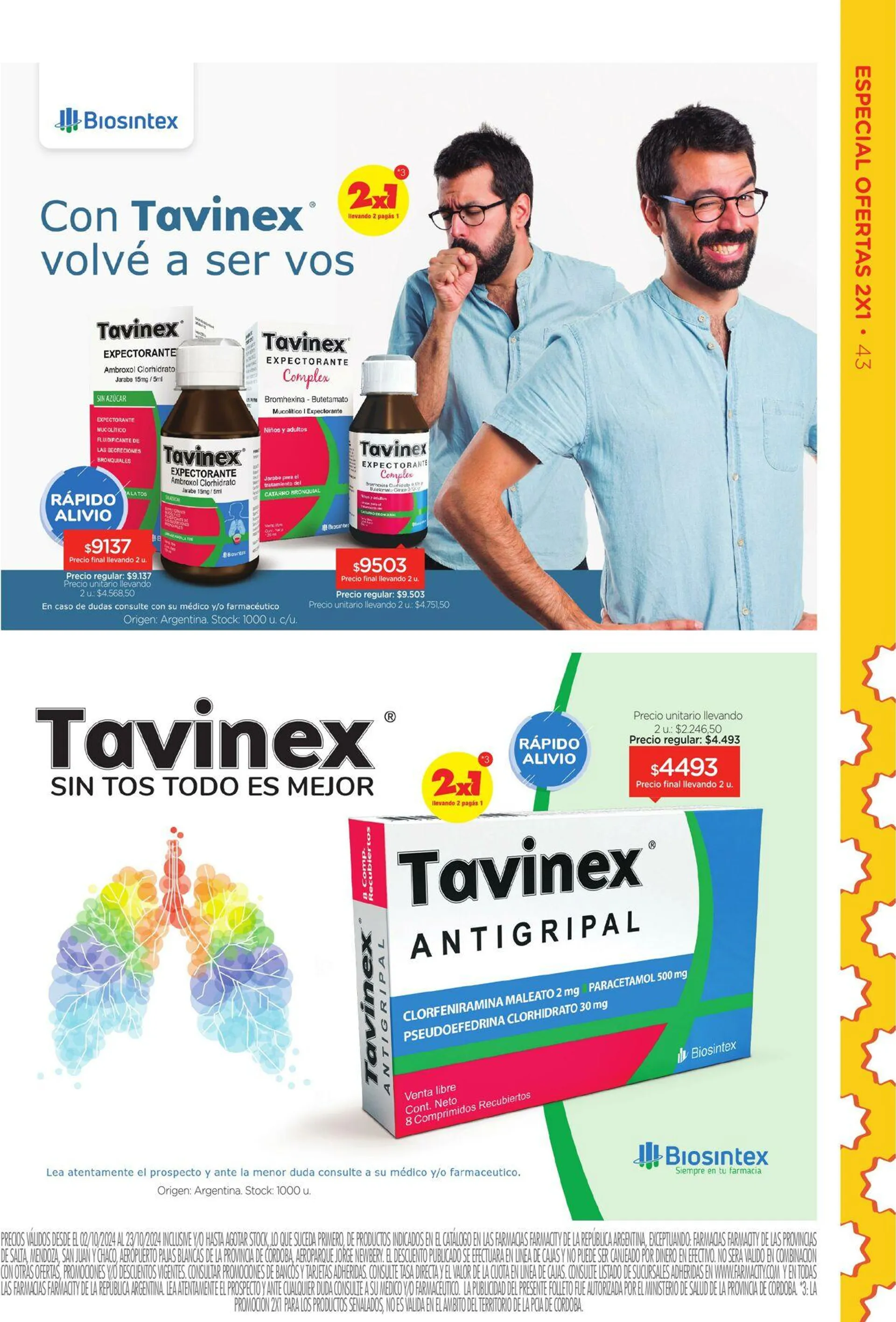 Ofertas de Farmacity 1 de octubre al 31 de octubre 2024 - Página 43 del catálogo