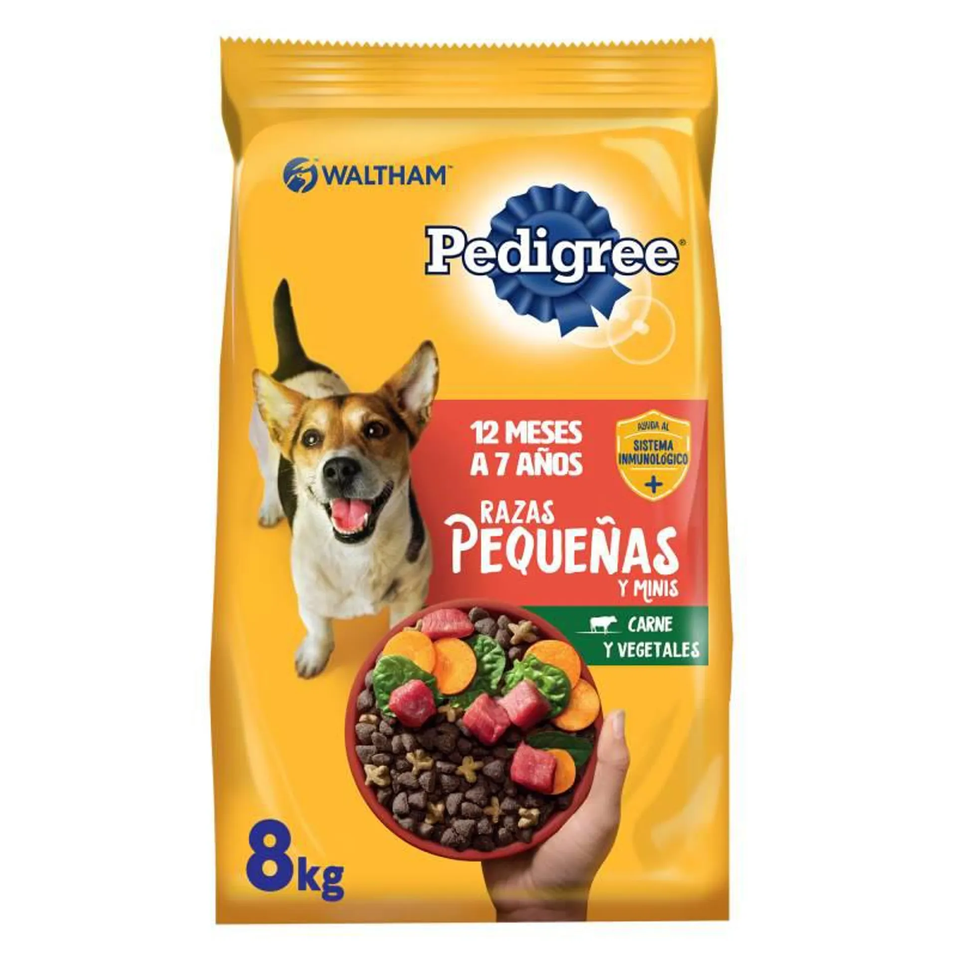 Alimento para Perro Adulto Raza Pequeña Pedigree x 8 Kg.