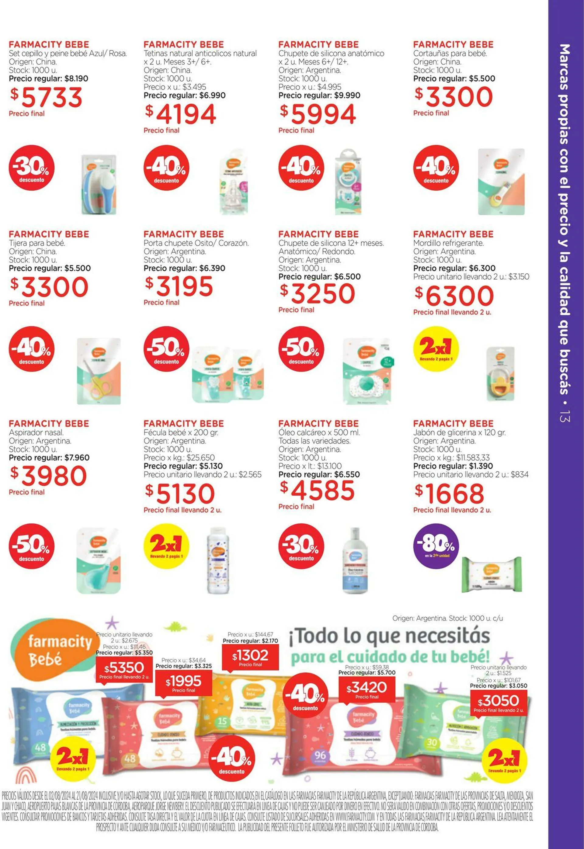 Ofertas de Farmacity 1 de agosto al 31 de agosto 2024 - Página 13 del catálogo