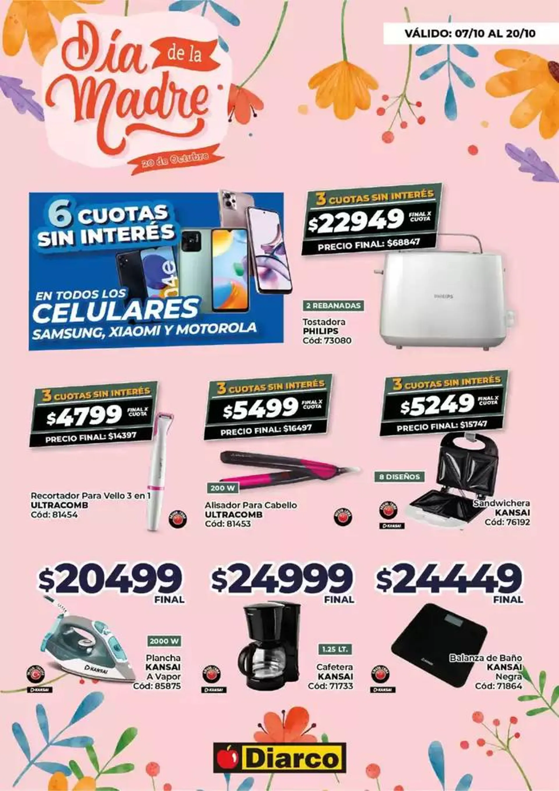 Ofertas de Diarco Ofertas DÍa De La Madre Int1 7 de octubre al 20 de octubre 2024 - Página 4 del catálogo