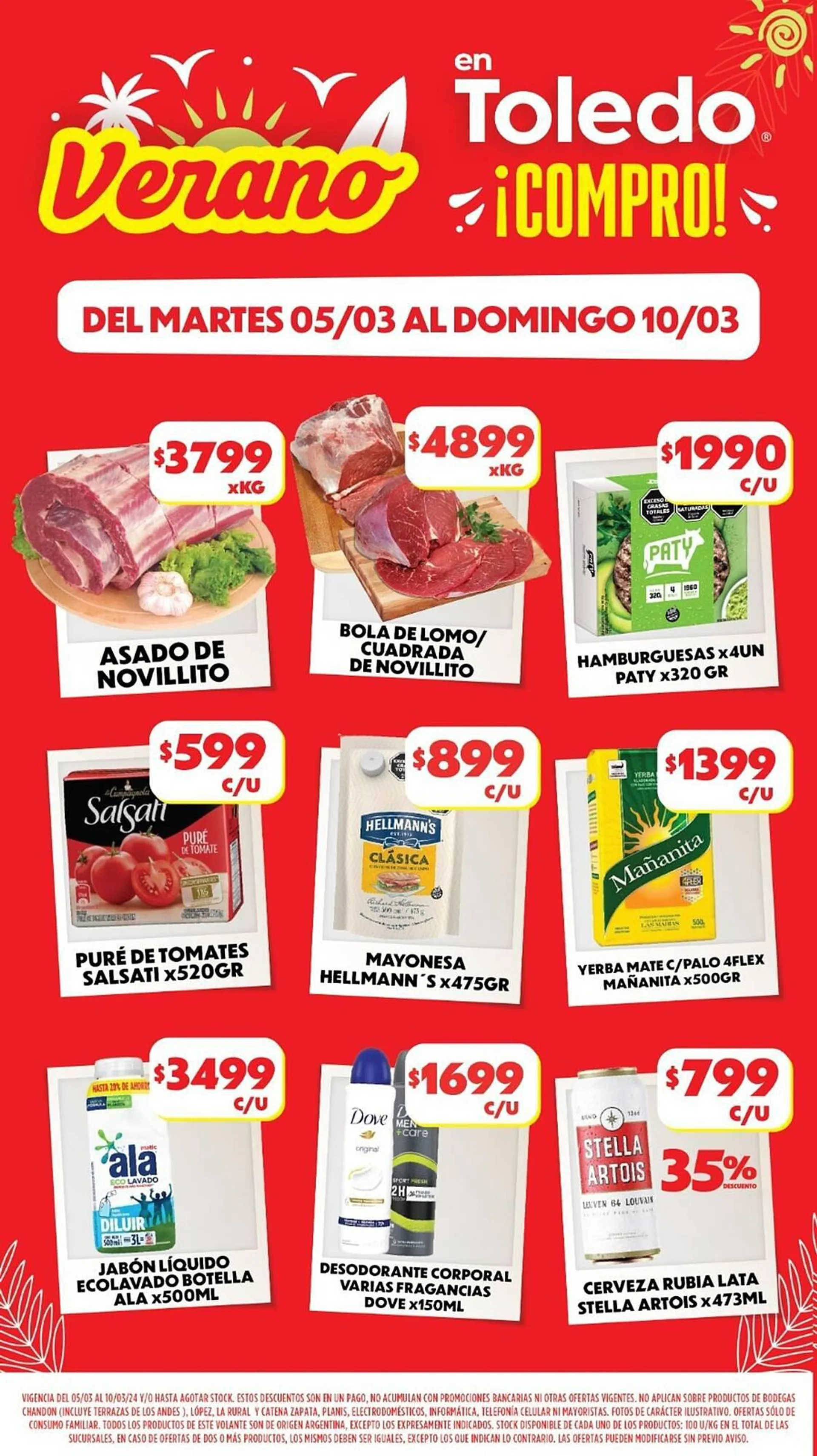 Ofertas de Catálogo Supermercados Toledo 5 de marzo al 10 de marzo 2024 - Página  del catálogo