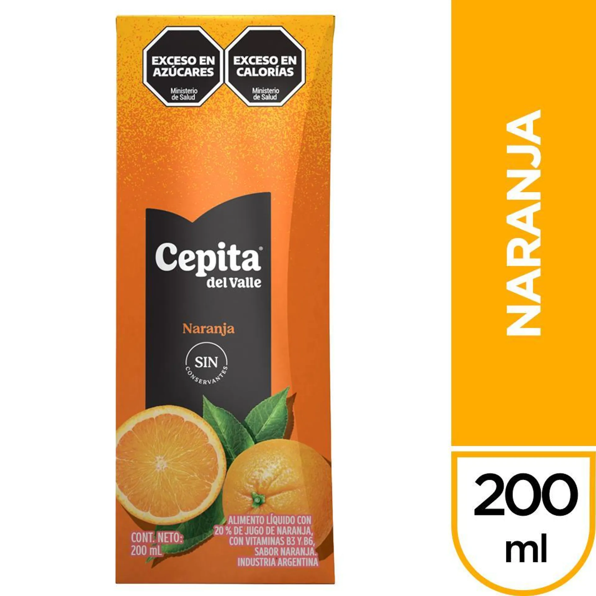 Jugo Cepita Nutri Naranja Ttb 200 Ml