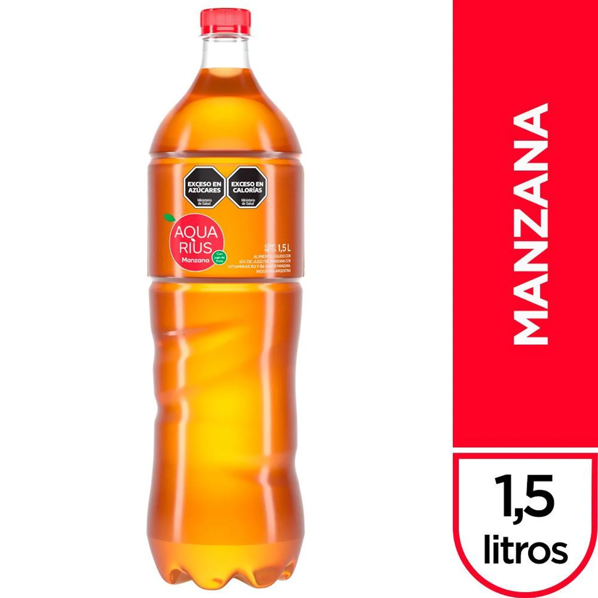 Agua Saborizada AQUARIUS Manzana 1,5 Lt