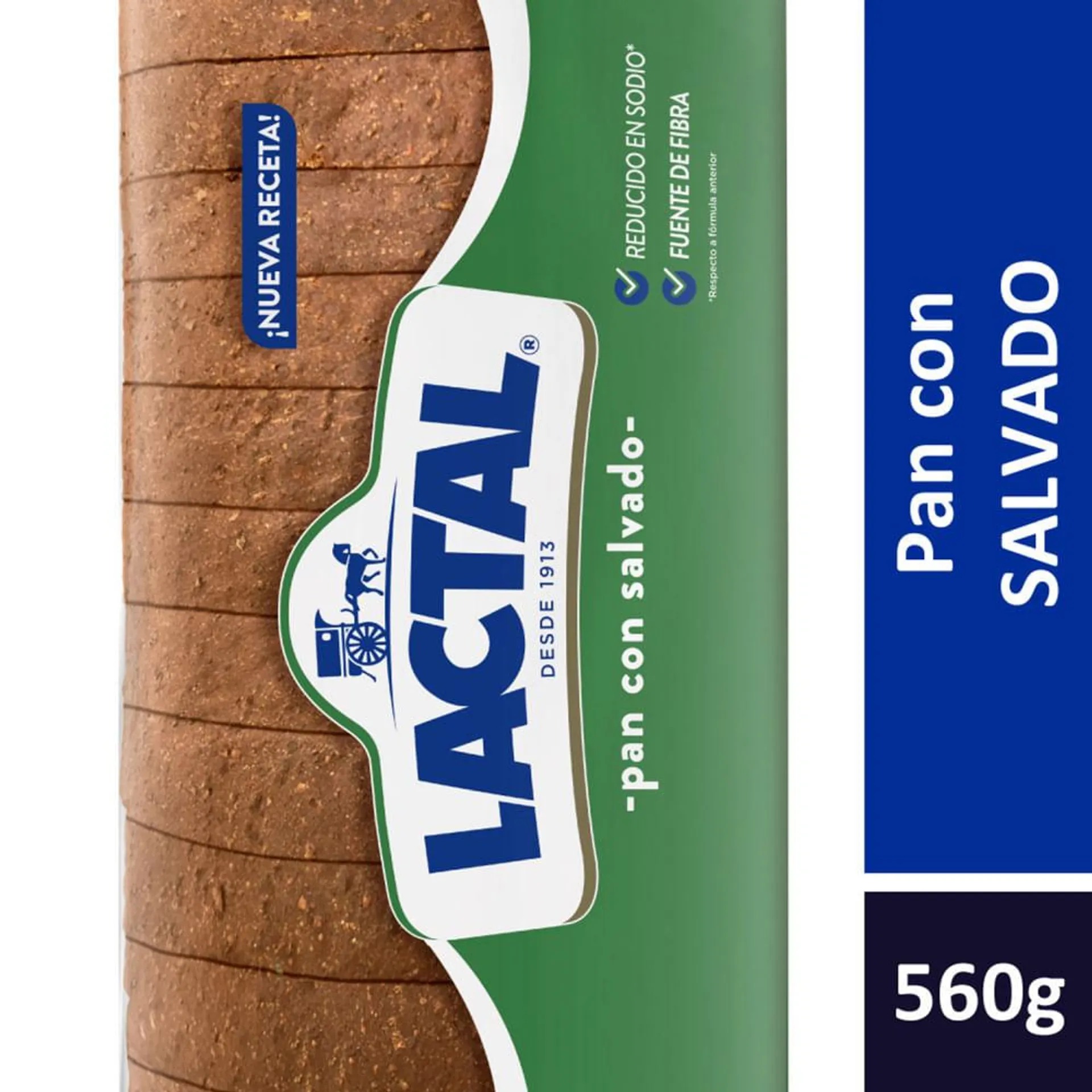 Pan Salvado Lactal 560 Gr.