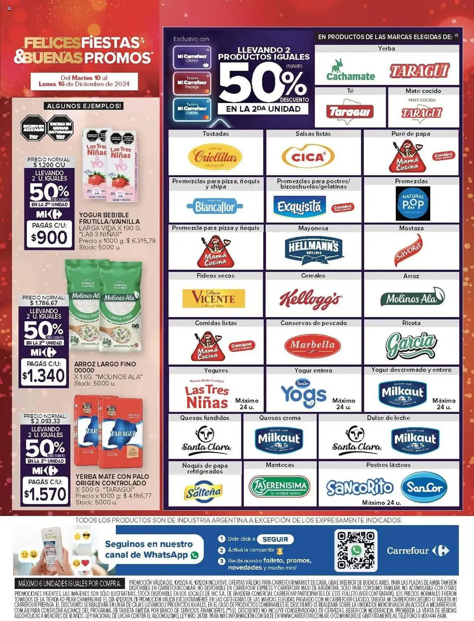 Ofertas de Catálogo Carrefour Market 10 de diciembre al 17 de diciembre 2024 - Página 6 del catálogo