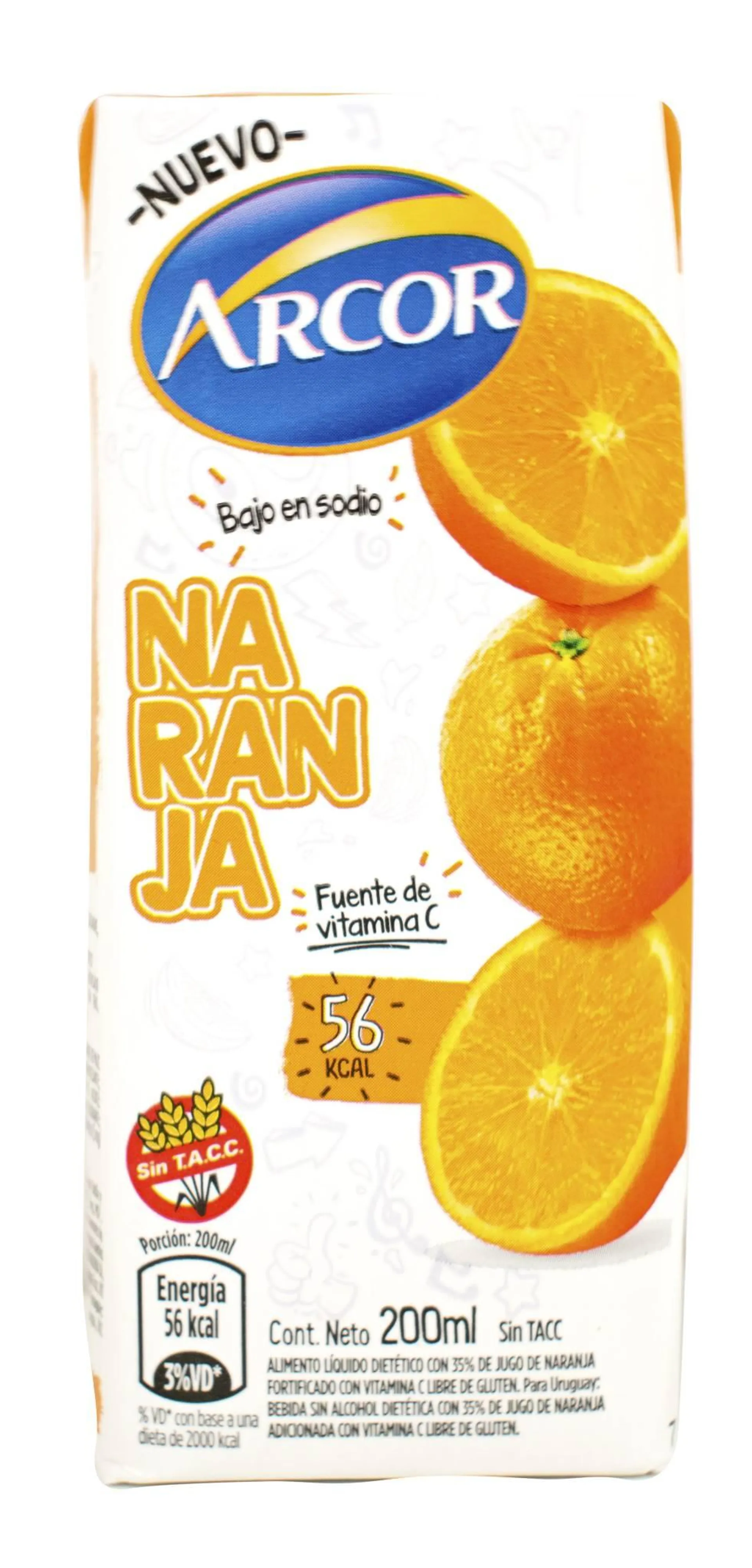 Jugo Arcor Naranja 200ml