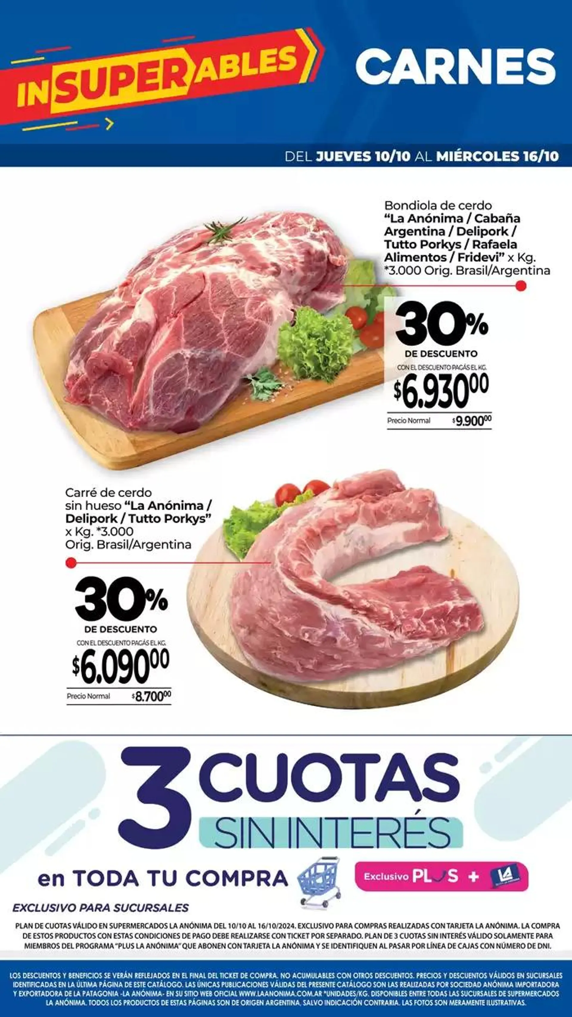 Ofertas de Carnes, frutas y verduras 10 de octubre al 24 de octubre 2024 - Página 3 del catálogo