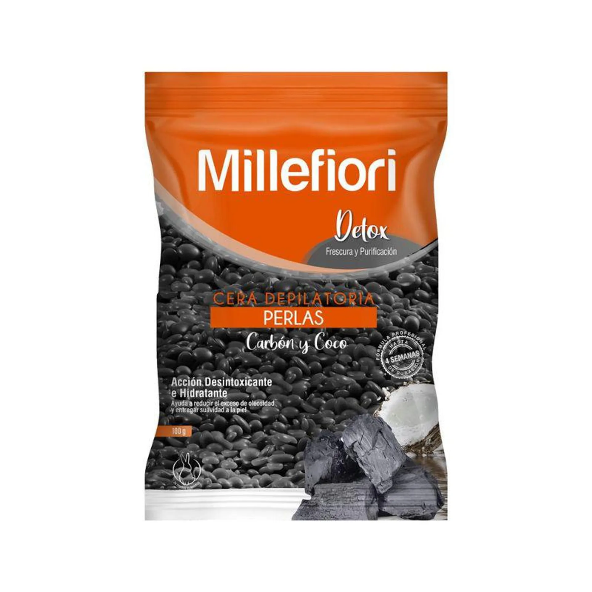 Cera Depilatoria Millefiori Detox en Perlas x 100 g