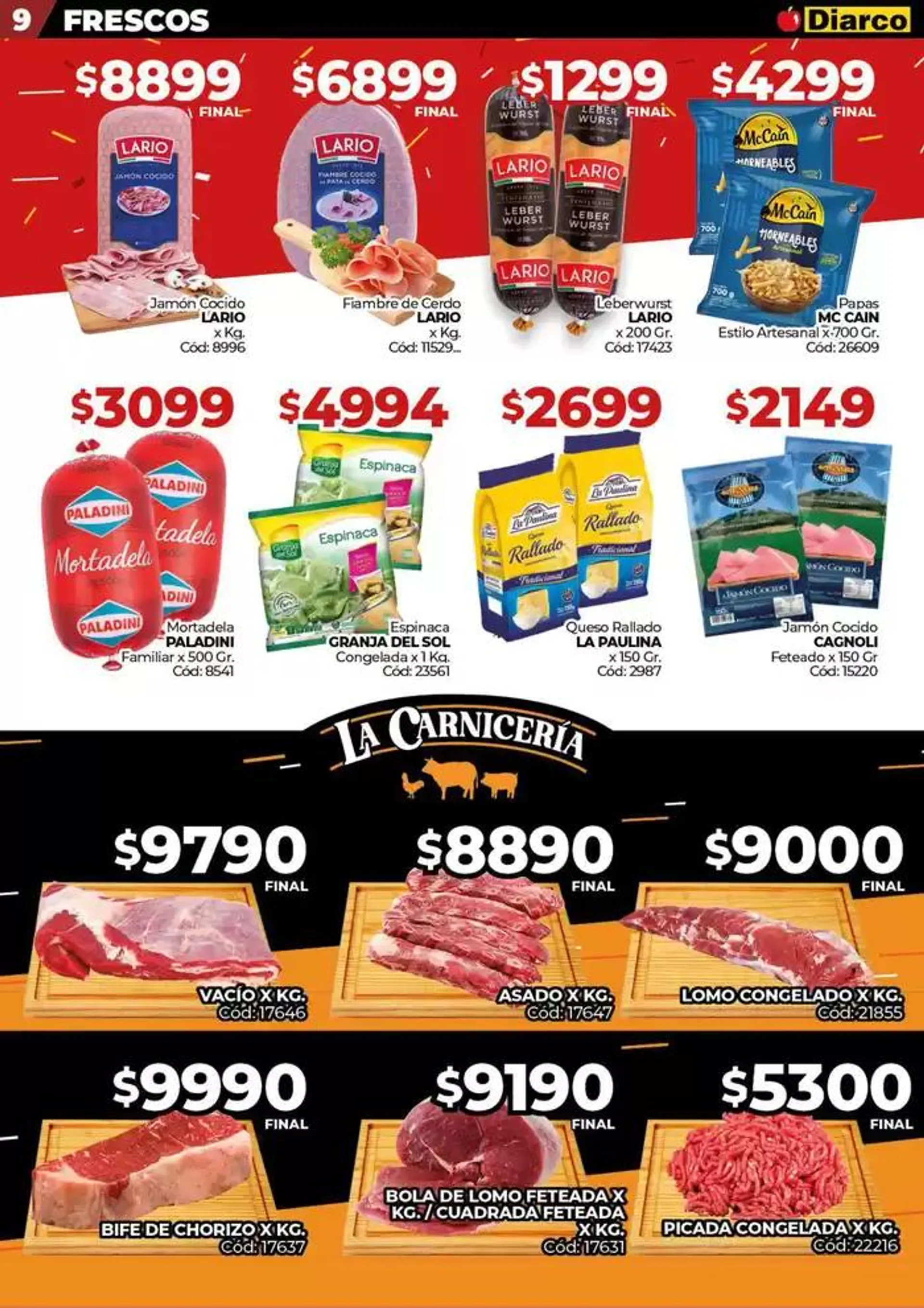 Ofertas de Diarco Ofertas Interior 1 30 de septiembre al 6 de octubre 2024 - Página 9 del catálogo