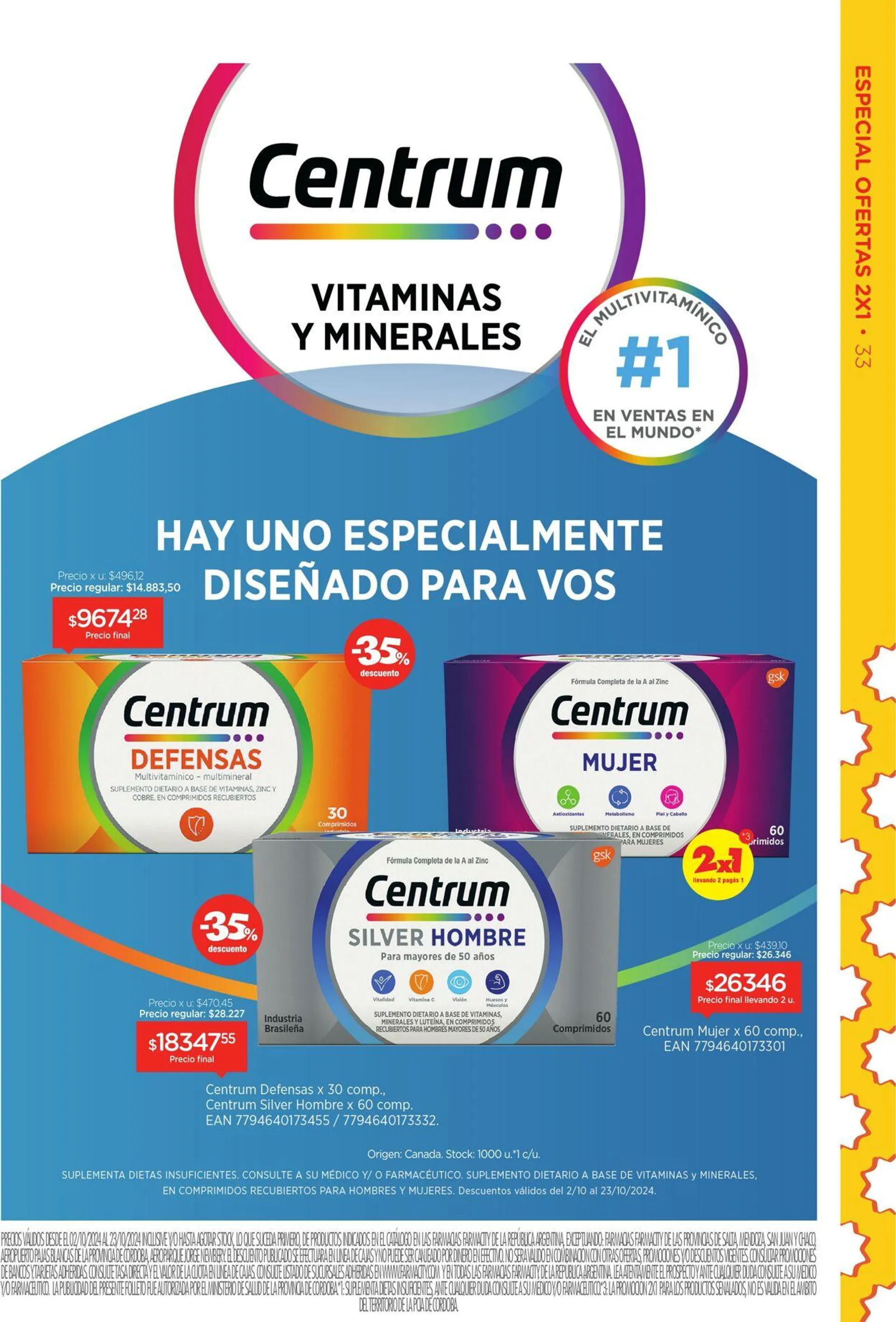 Ofertas de Farmacity 1 de octubre al 31 de octubre 2024 - Página 33 del catálogo