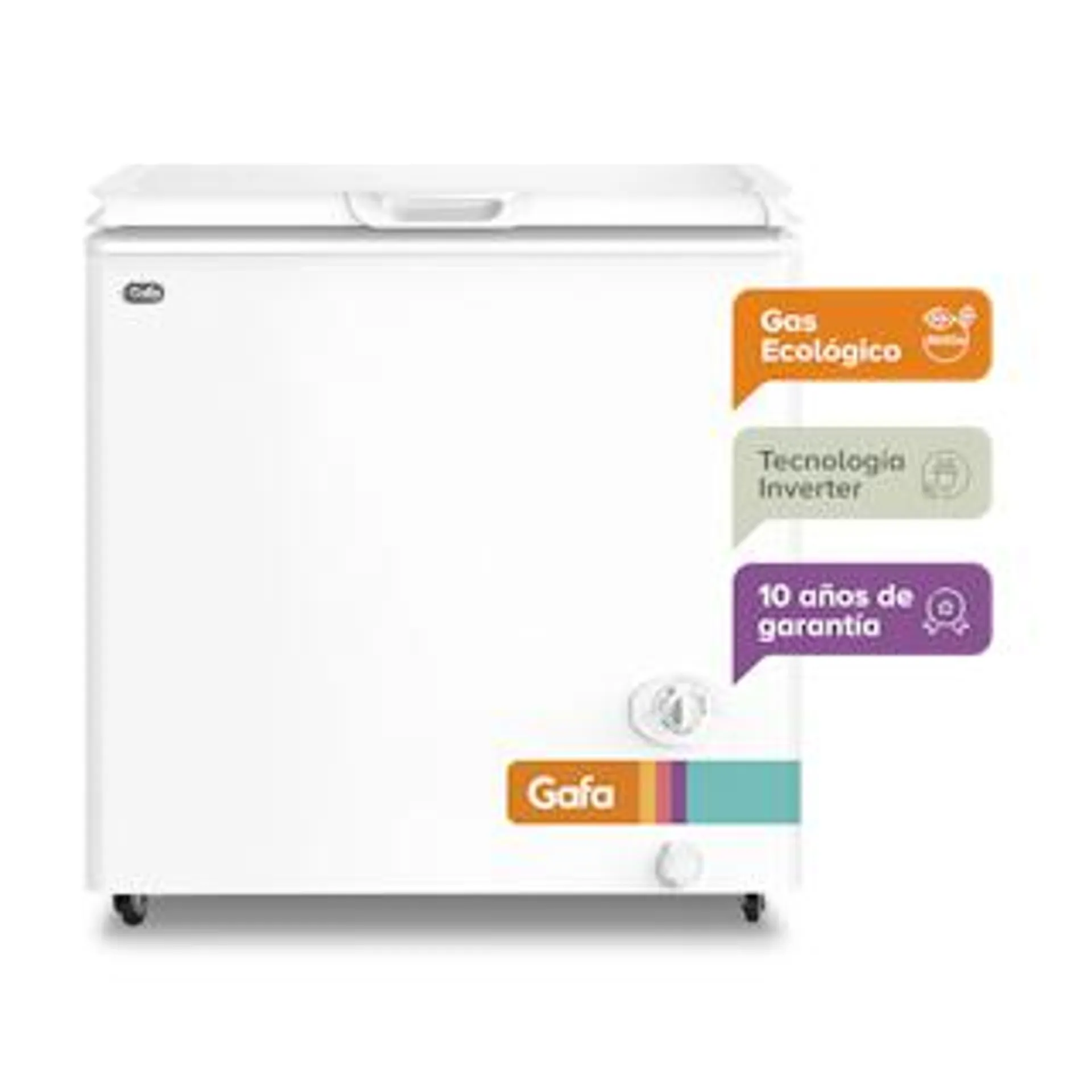 Freezer Gafa FGHI300B-L 280 Lts Inverter