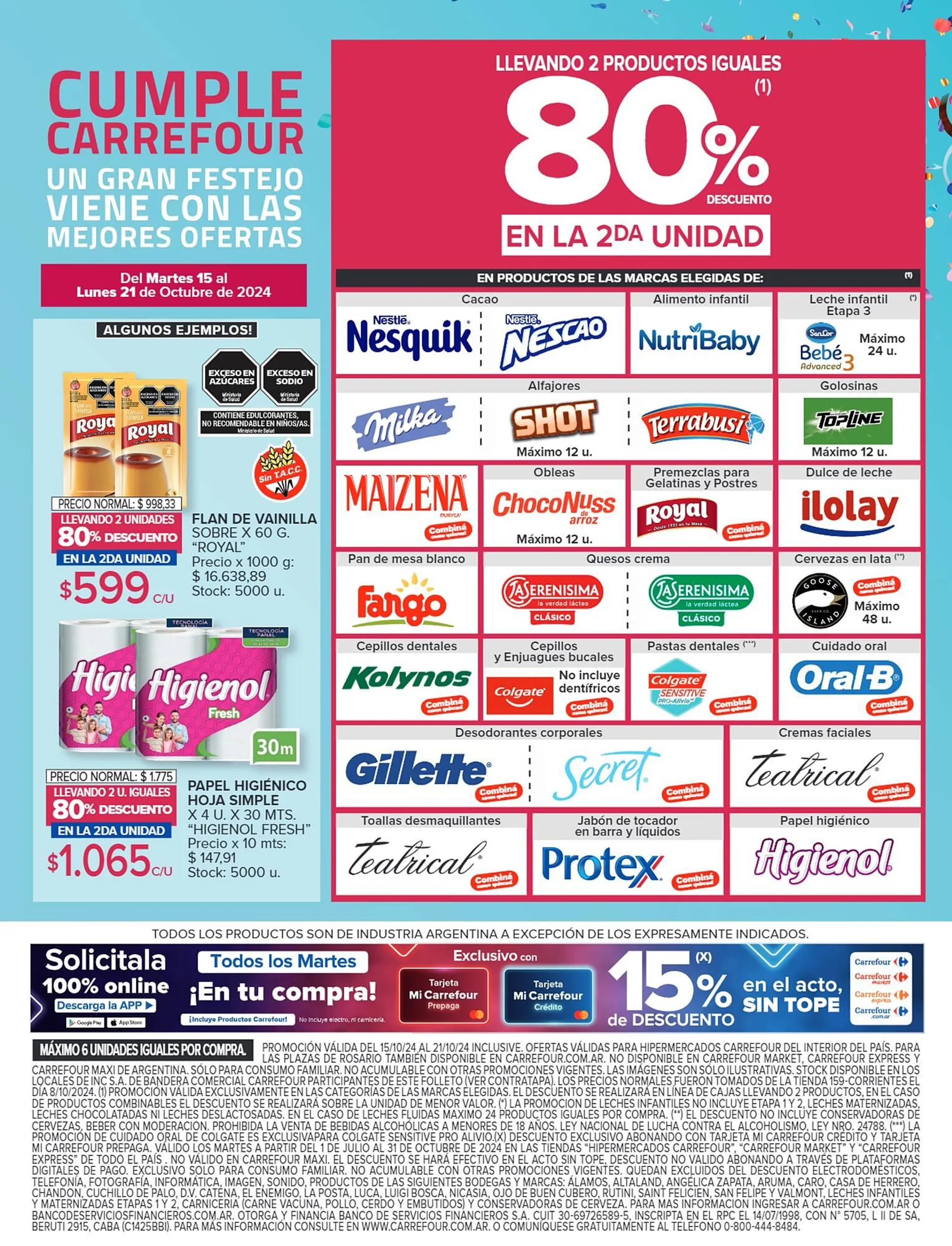 Ofertas de Catálogo Carrefour 15 de octubre al 21 de octubre 2024 - Página 7 del catálogo