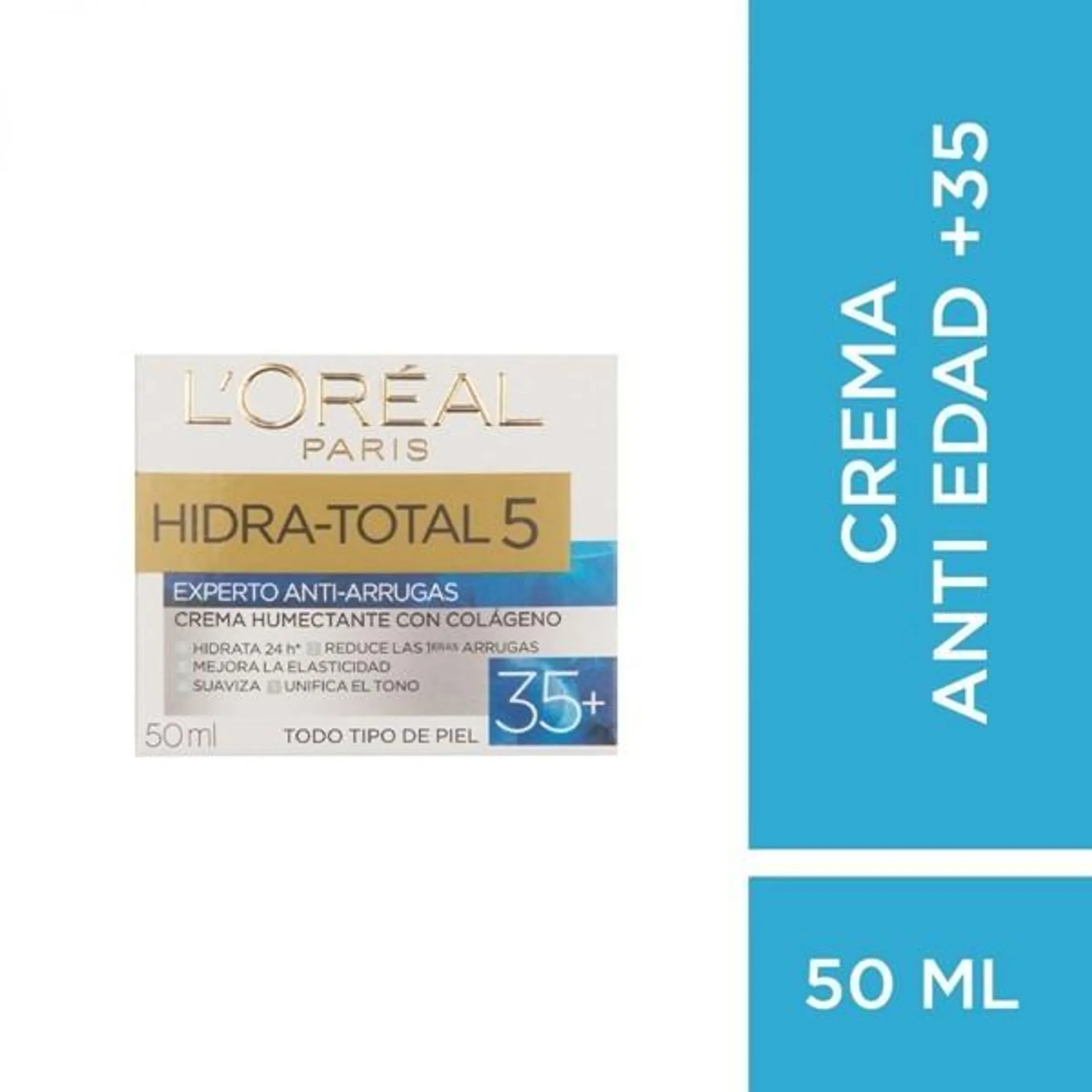 Loreal Paris Hidra Total 5 crema Experto Antiarrugas +35 50 ml