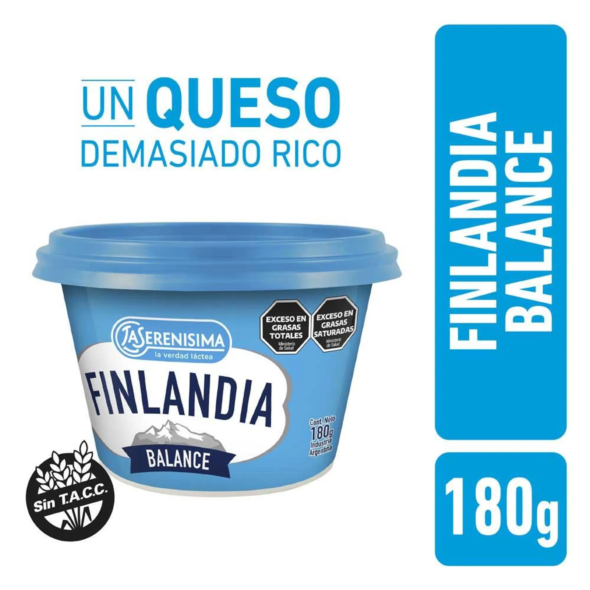 Queso Untable Finlandia Balance 180 Gr