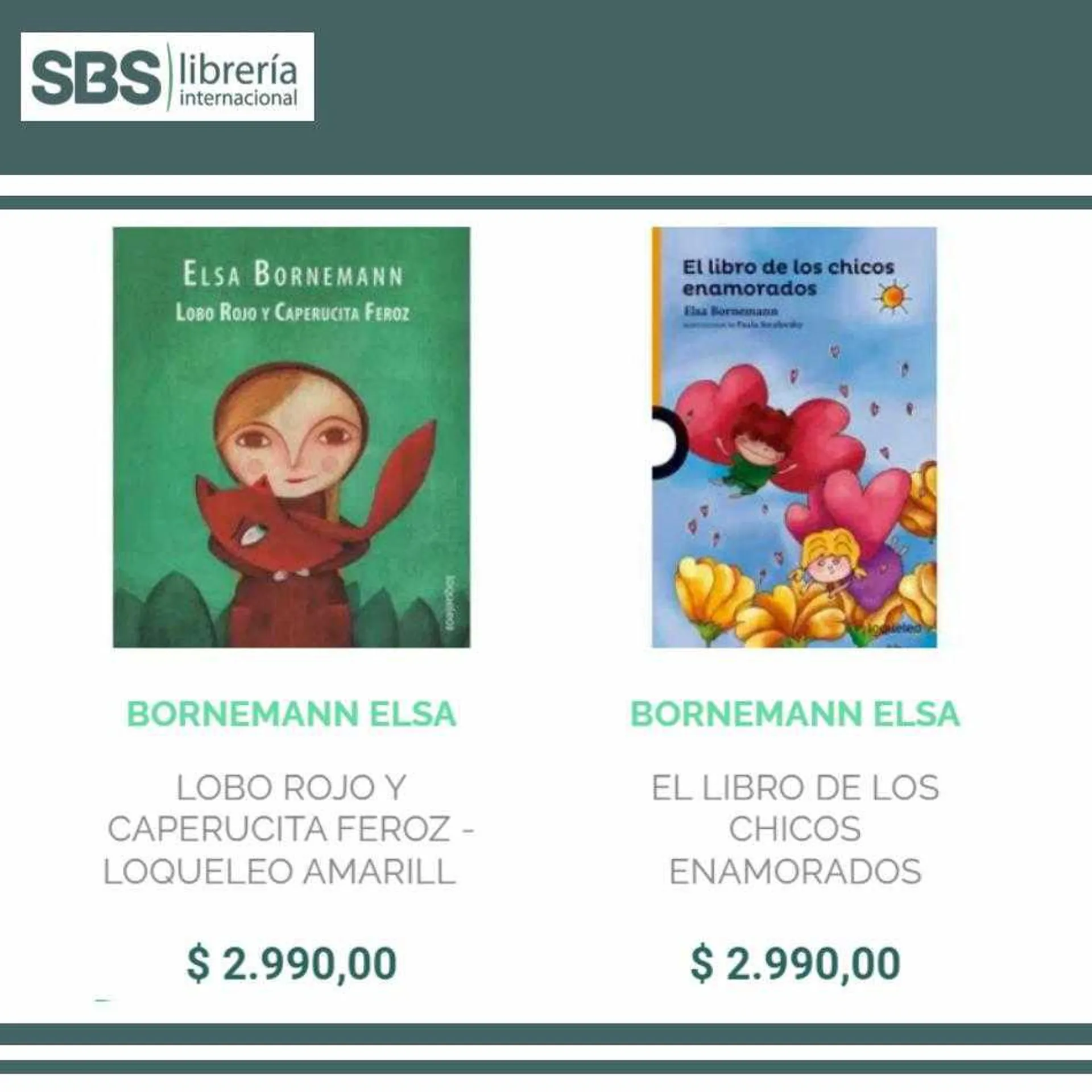 Catálogo Sbs Librería - 1