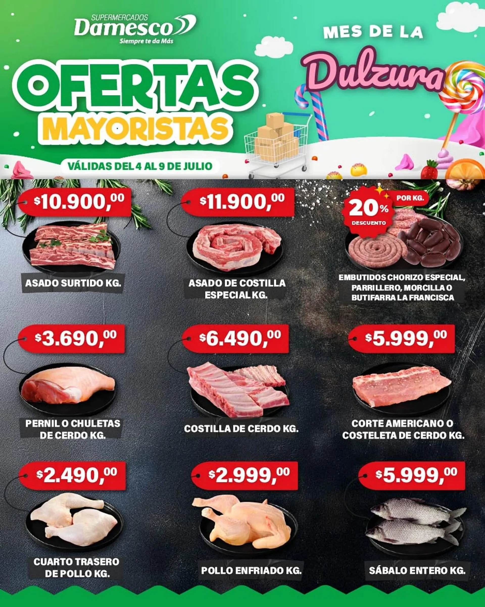 Ofertas de Catálogo Supermercados Damesco 4 de junio al 9 de junio 2026 - Página 1 del catálogo